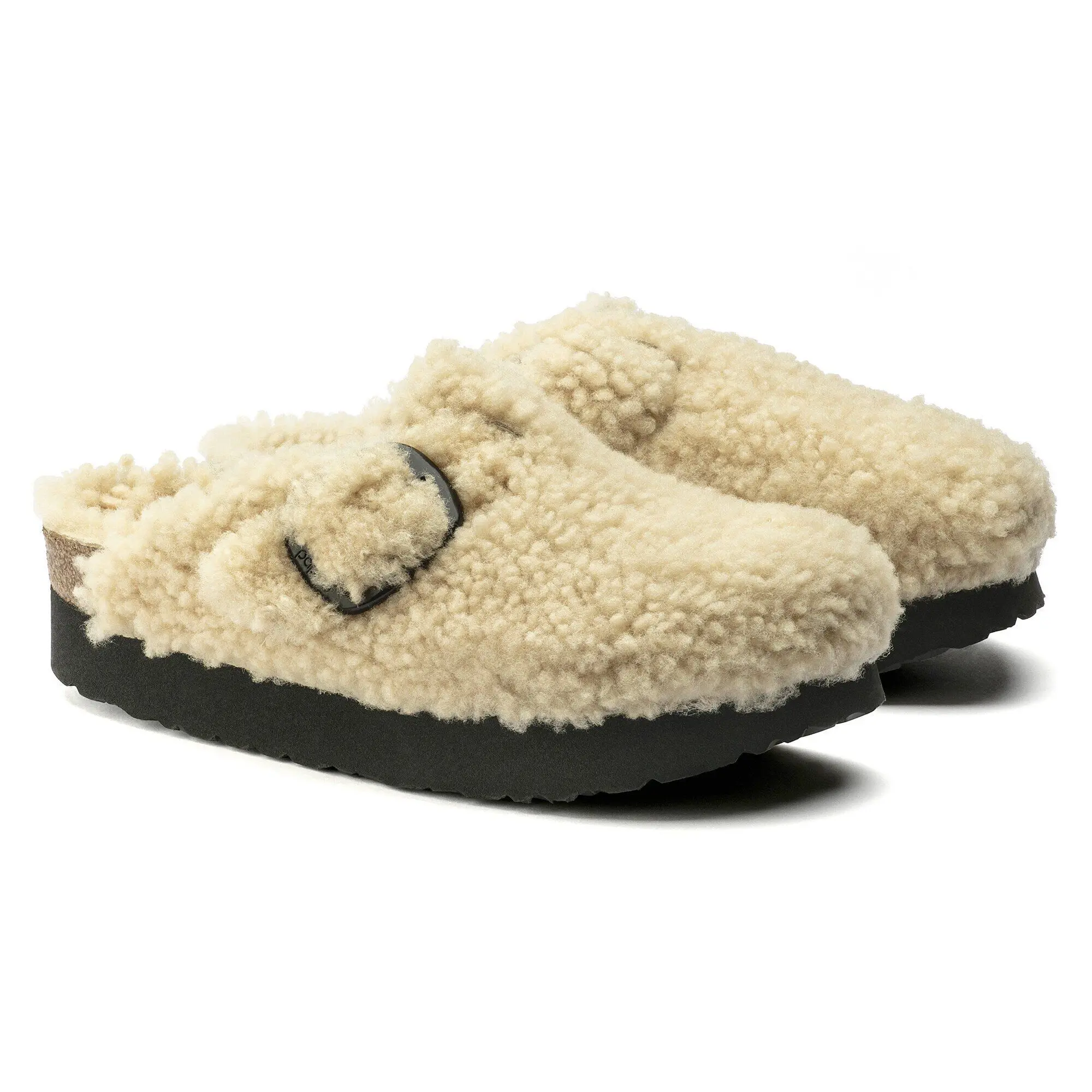 Boston Big Buckle Platform Fur - Image 7