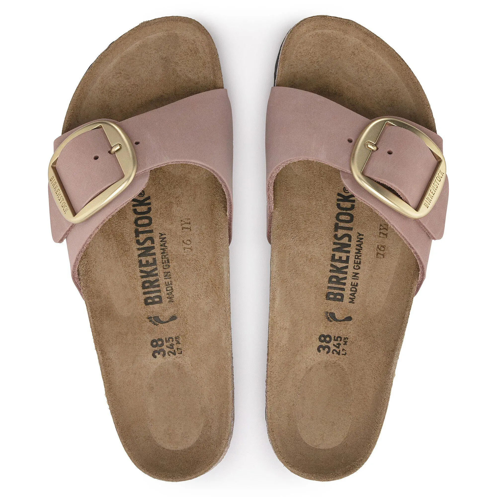 Alternative view of Madrid Big Buckle Natural Leather Nubuck