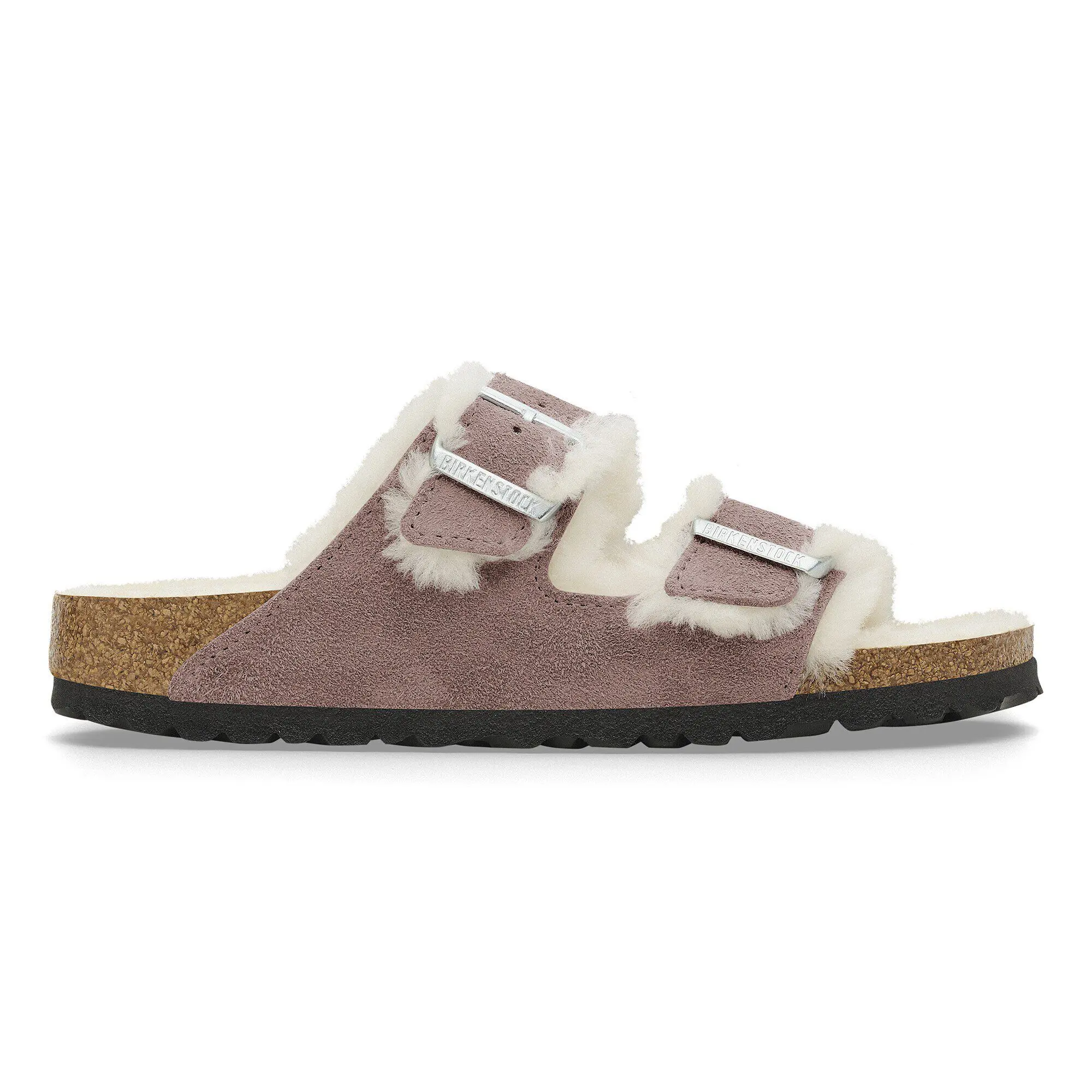 Arizona Shearling Suede Leather-Shearling Faded Purple - Image 3