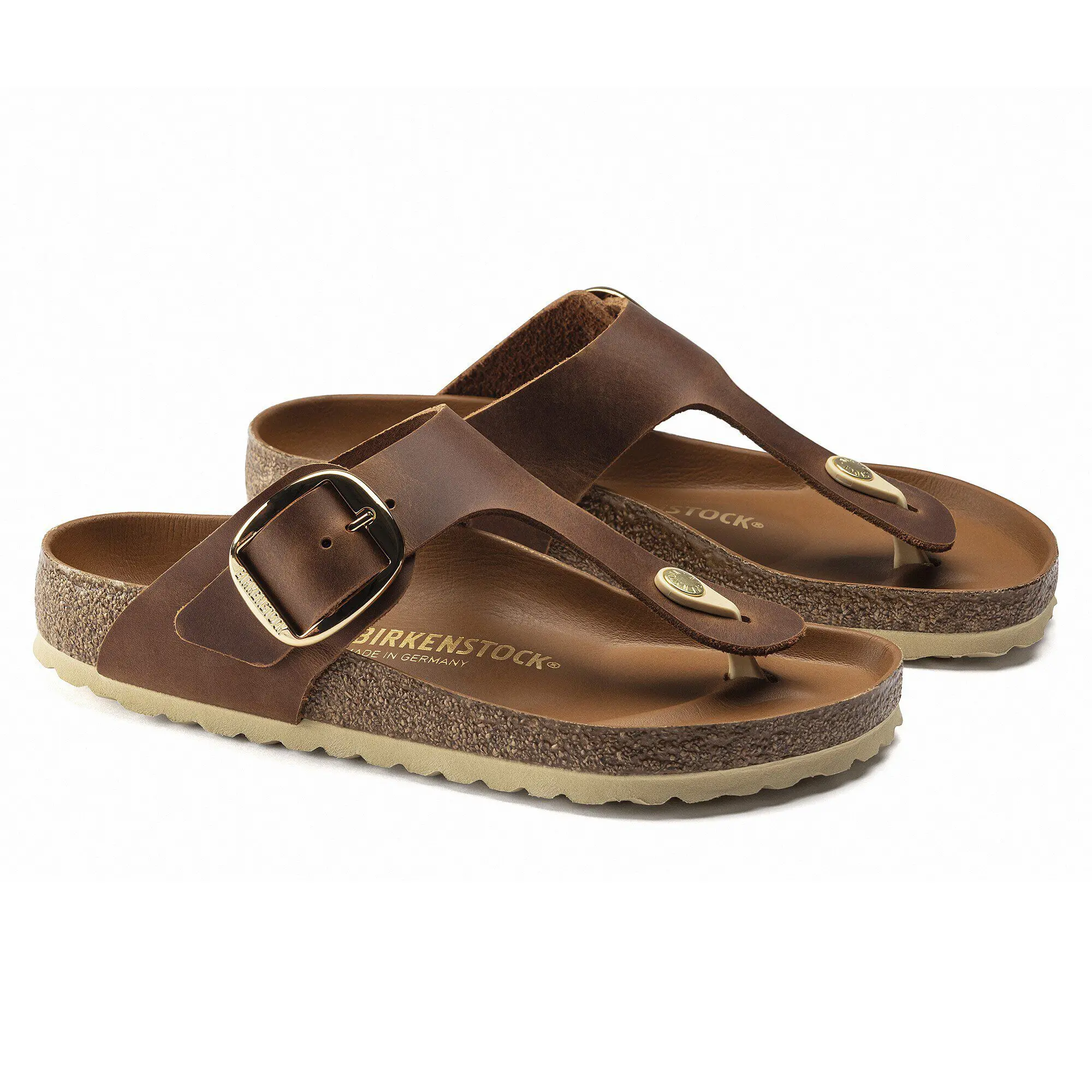 Gizeh Big Buckle Natural Leather Oiled - Image 8