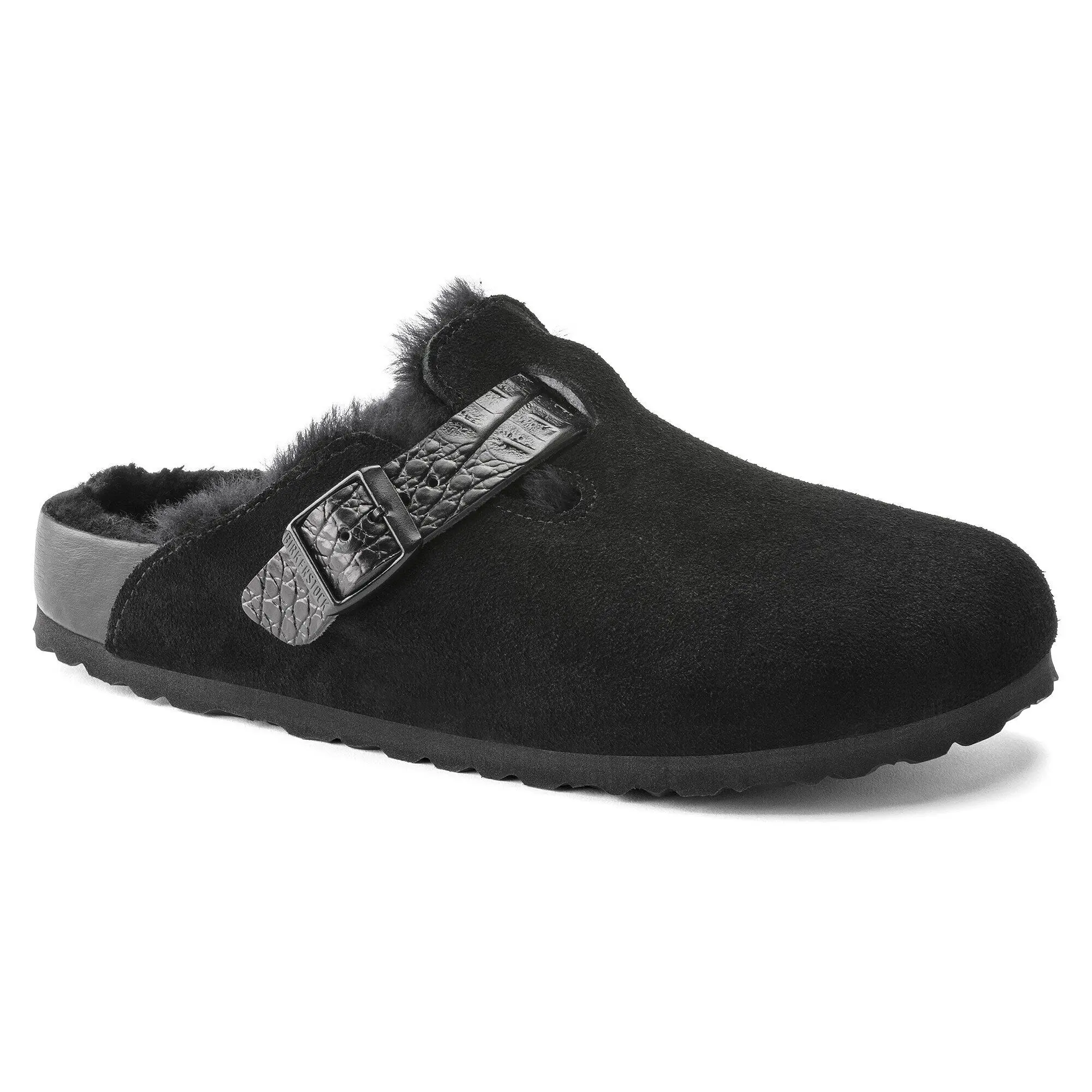 Boston Shearling Suede Leather