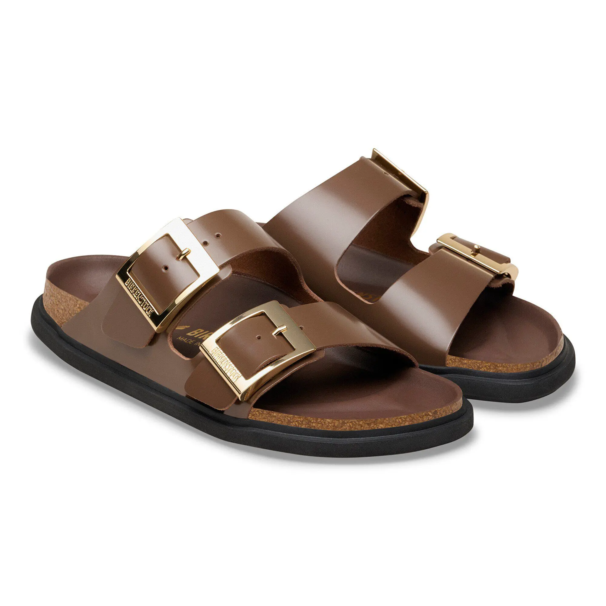 Arizona Droplet Buckle Natural Leather Patent - Image 5