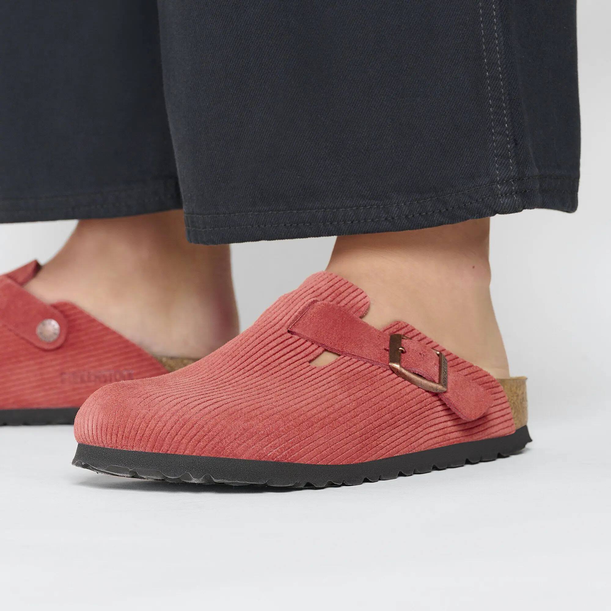 Boston Suede Embossed Corduroy Sienna Red - Image 7