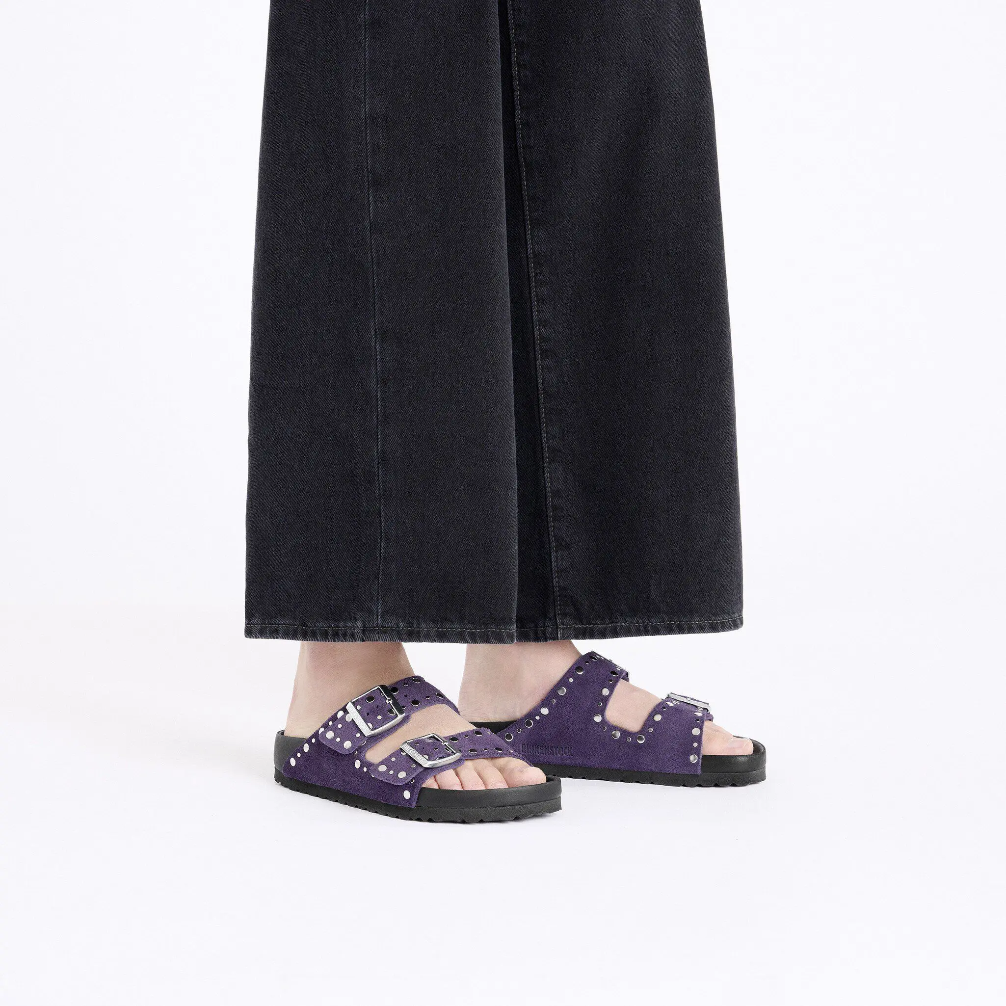 Arizona Rivets Suede Leather Acai - Image 4