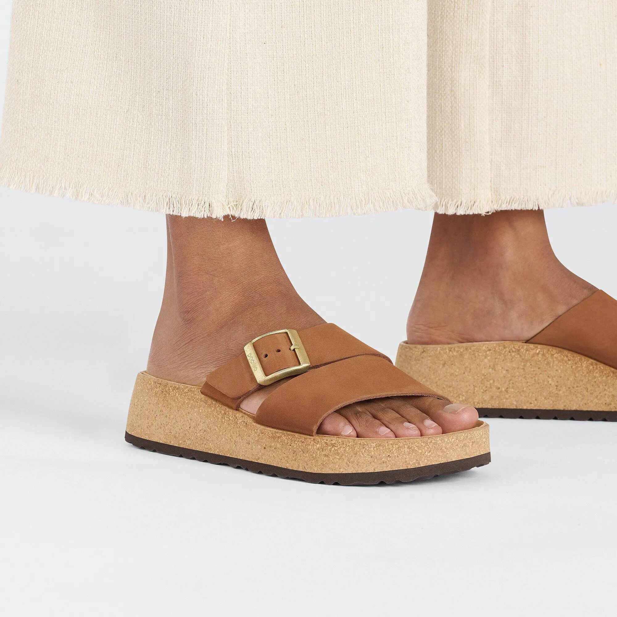 Almina Nubuck Leather Pecan - Image 5