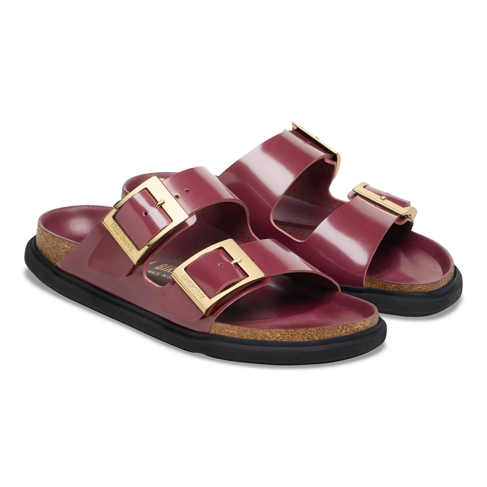 Arizona Droplet Buckle Natural Leather Patent - Image 5