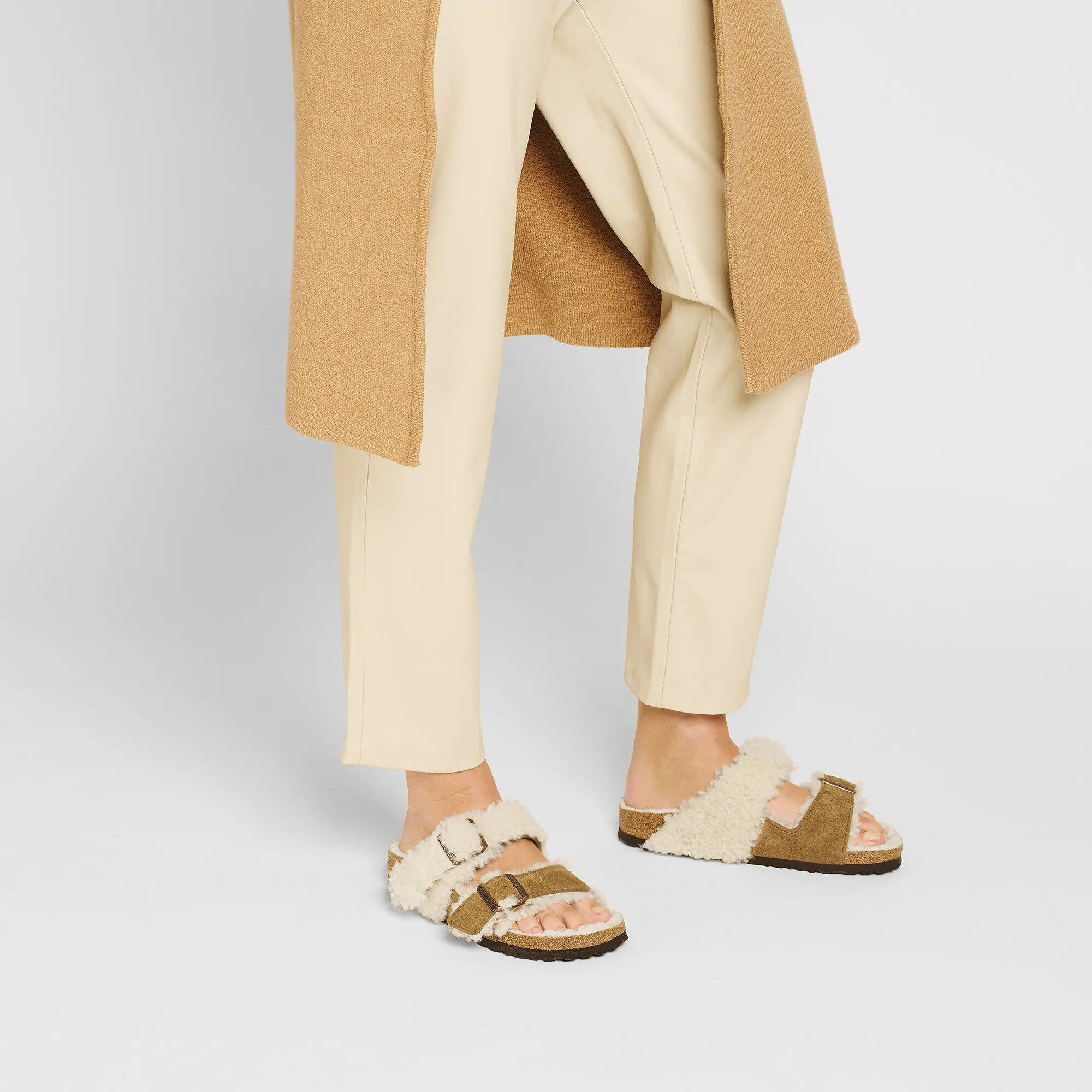 Arizona Teddy Split Suede Leather/Fur - Image 7