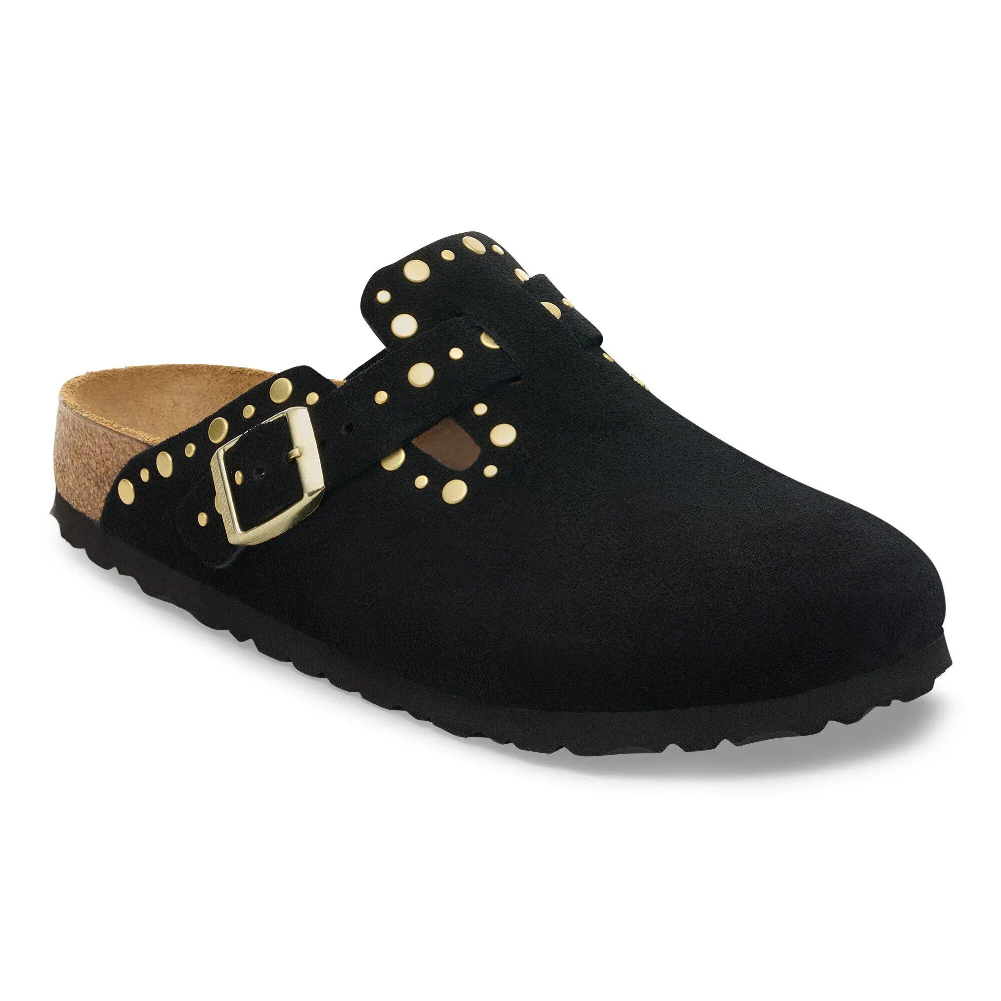 Boston Rivet Suede Leather