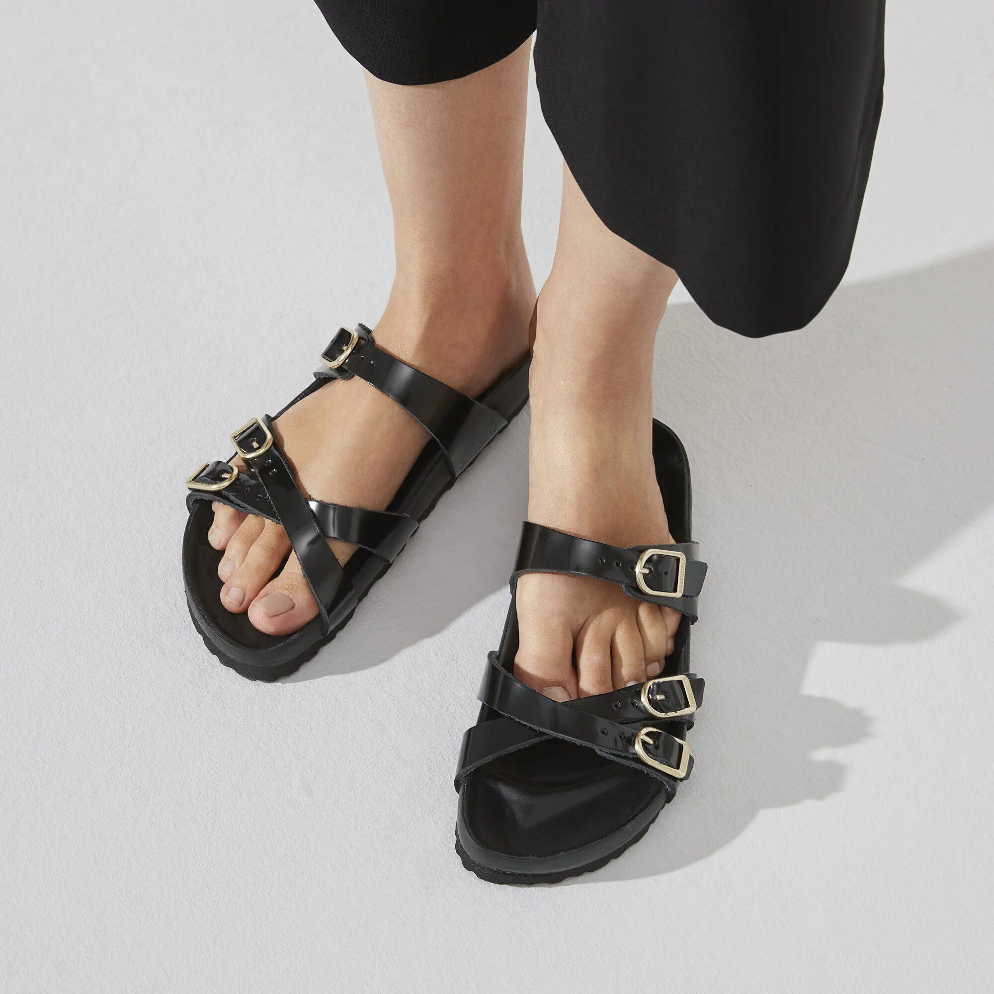 Franca Natural Leather Patent High Shine Black - Image 8
