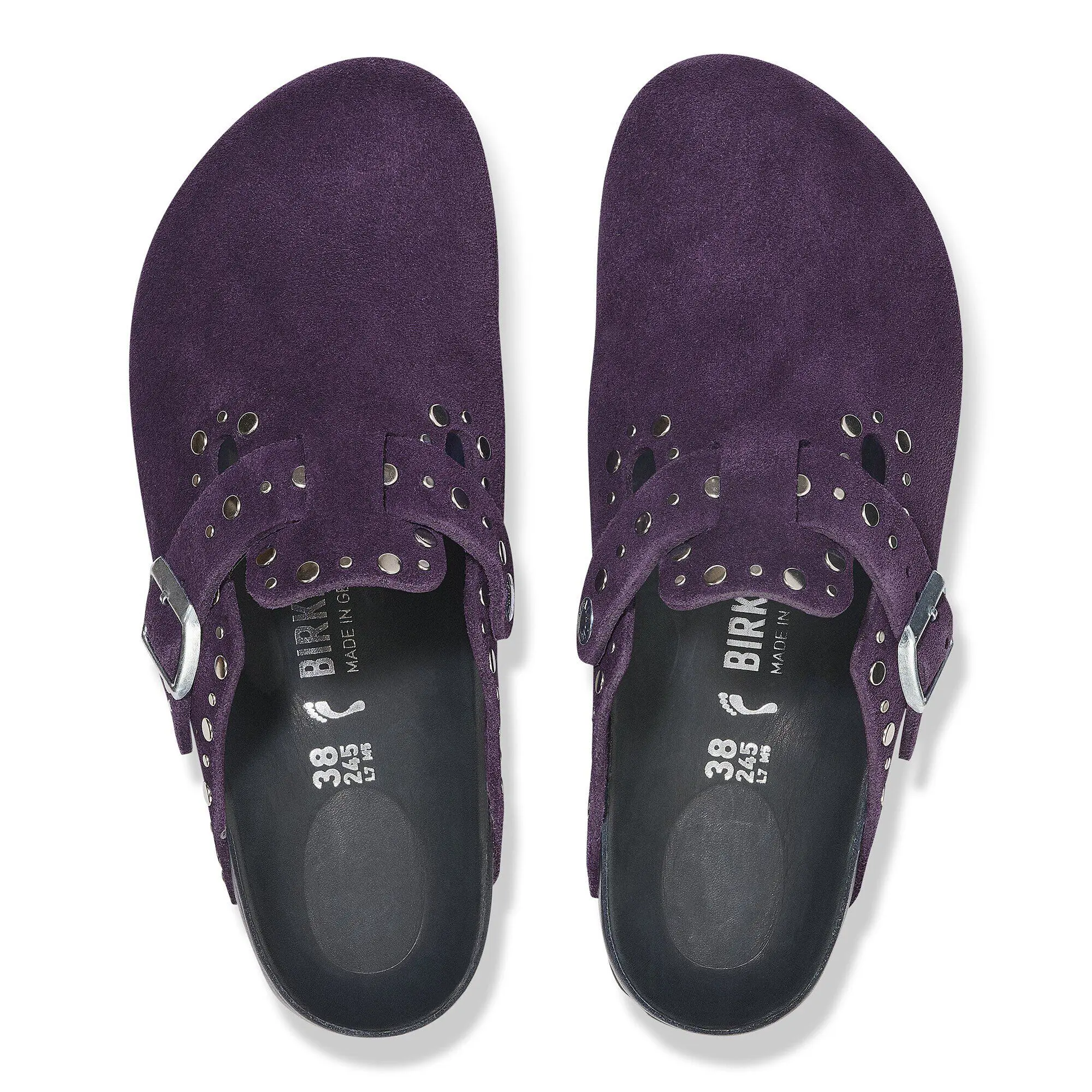 Alternative view of Boston Rivet Suede Leather