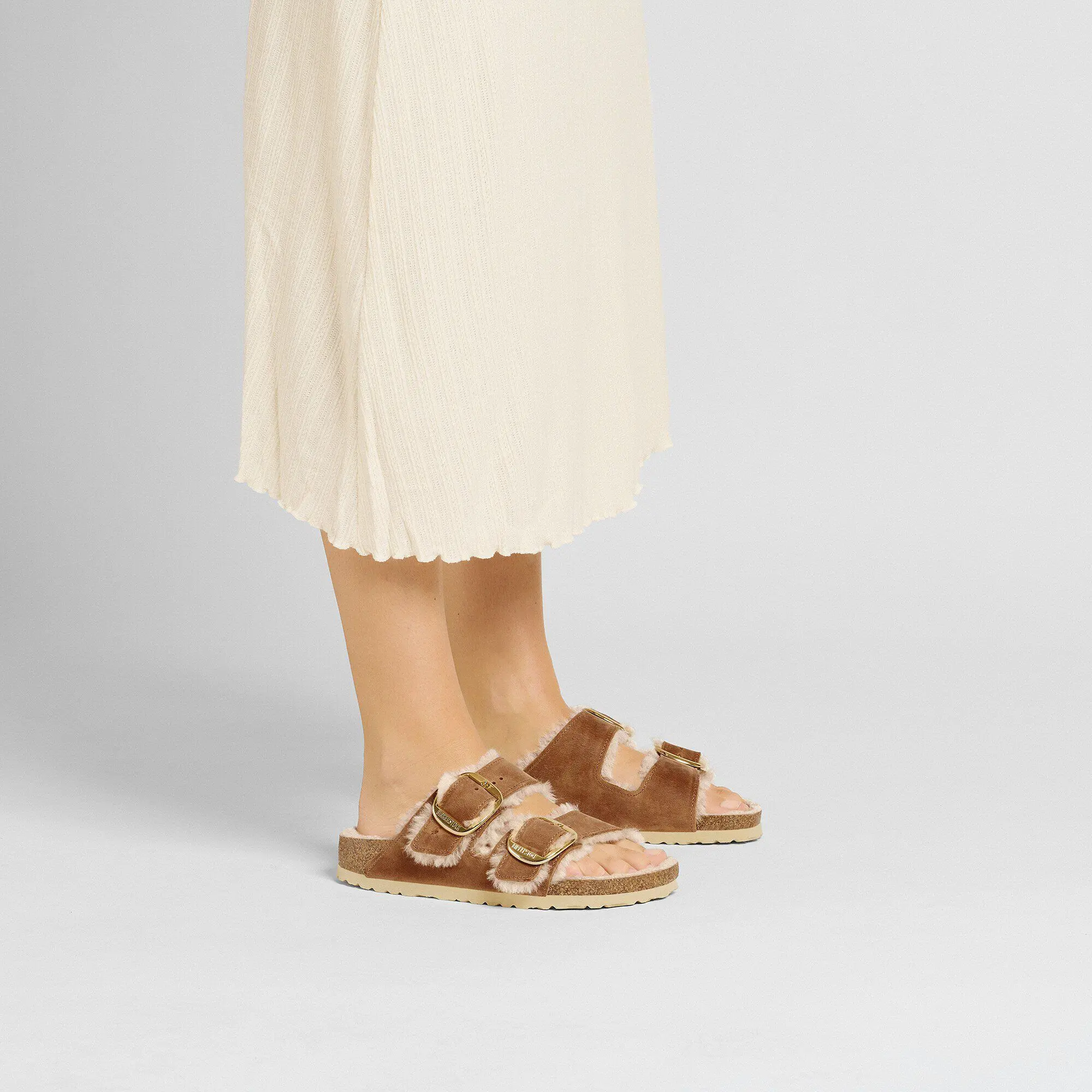 Arizona Big Buckle Shearling Natural Leather Oiled - Image 5