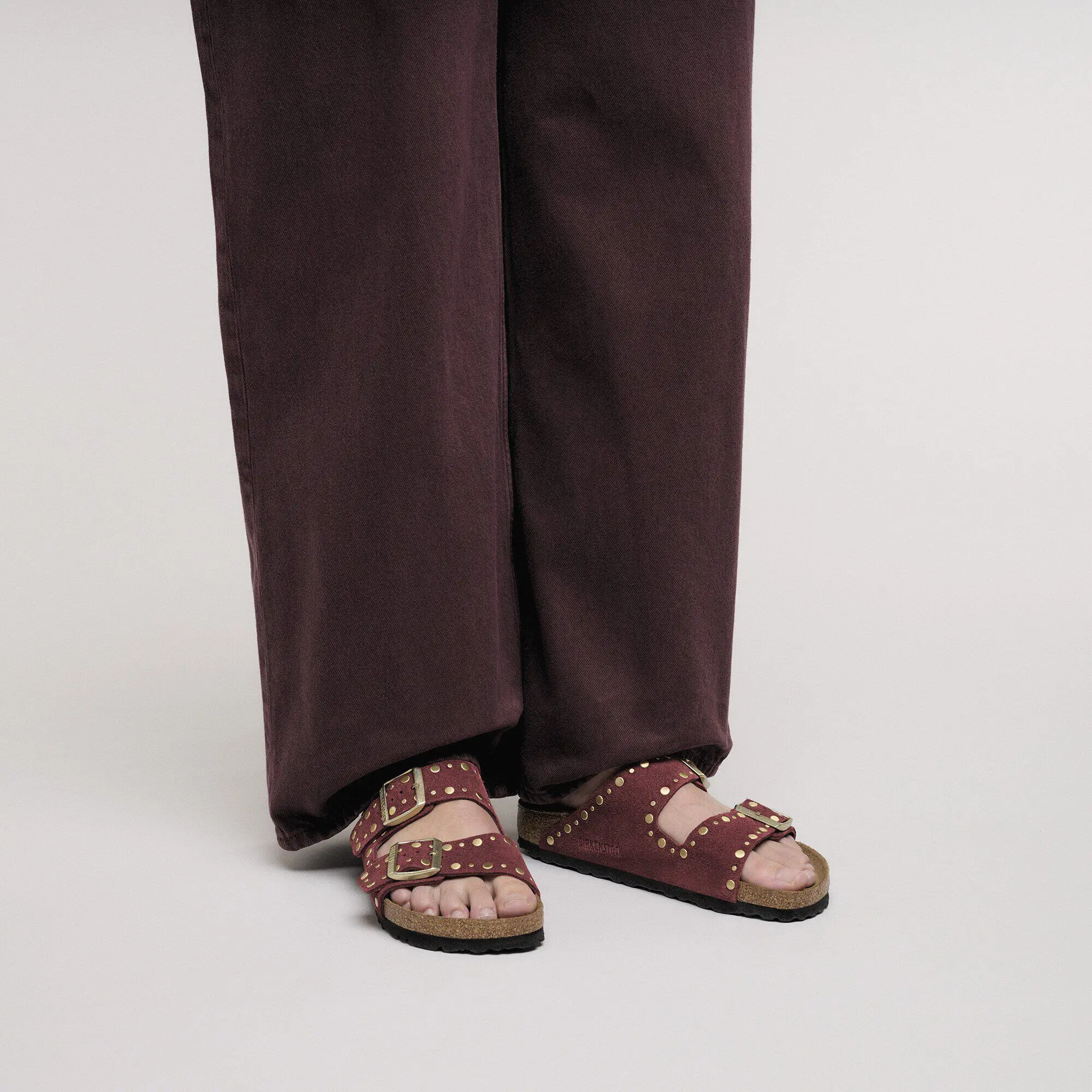 Arizona Rivets Suede Leather Zinfandel - Image 7