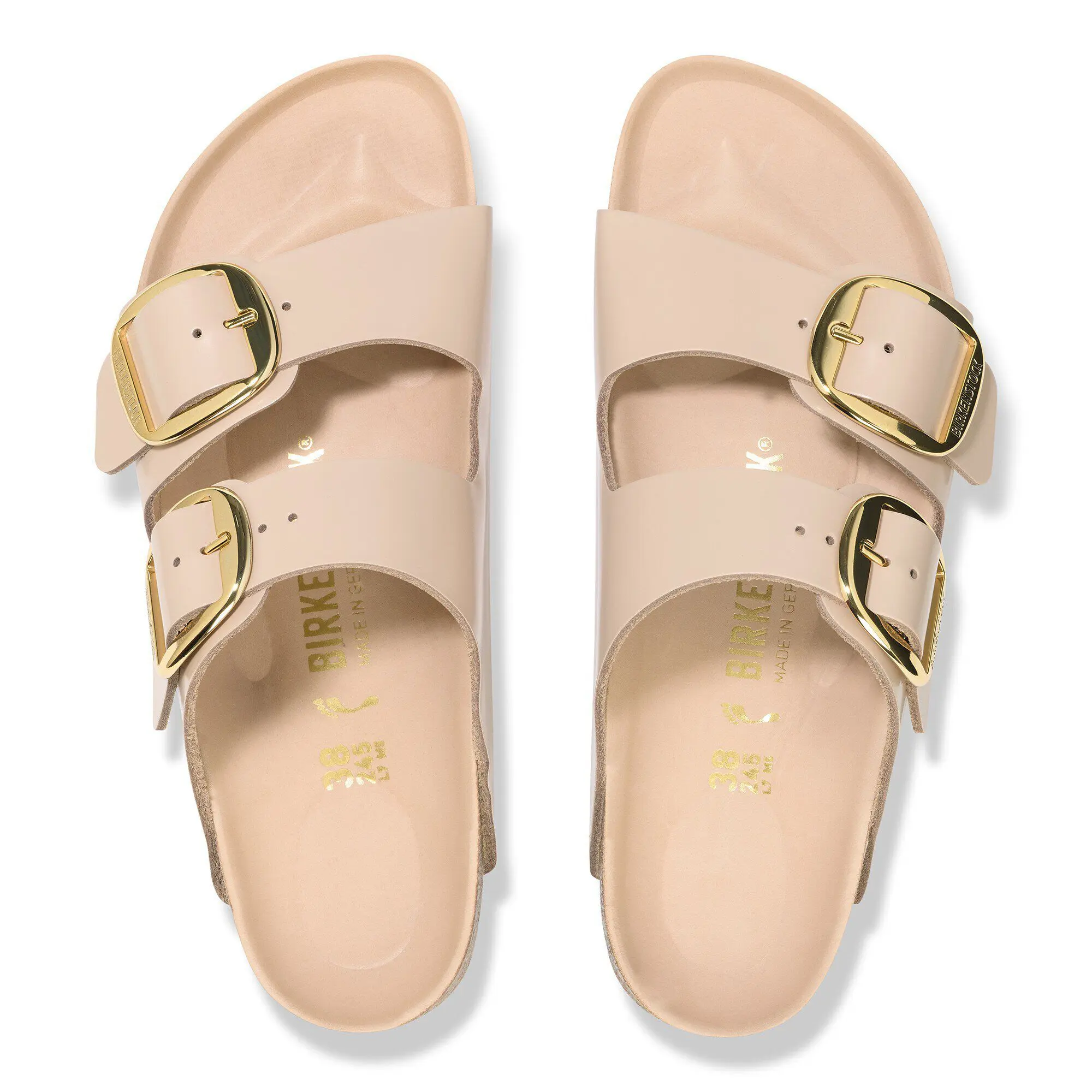 Alternative view of Arizona Big Buckle Natural Leather Patent
