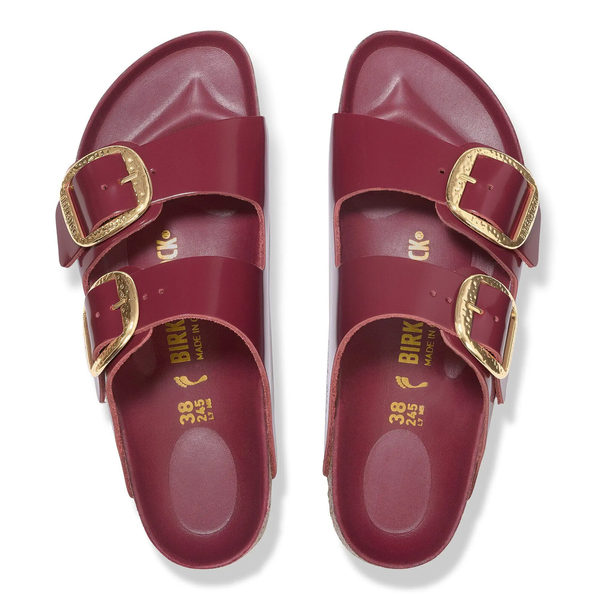 Alternative view of Arizona Big Buckle Natural Leather Patent