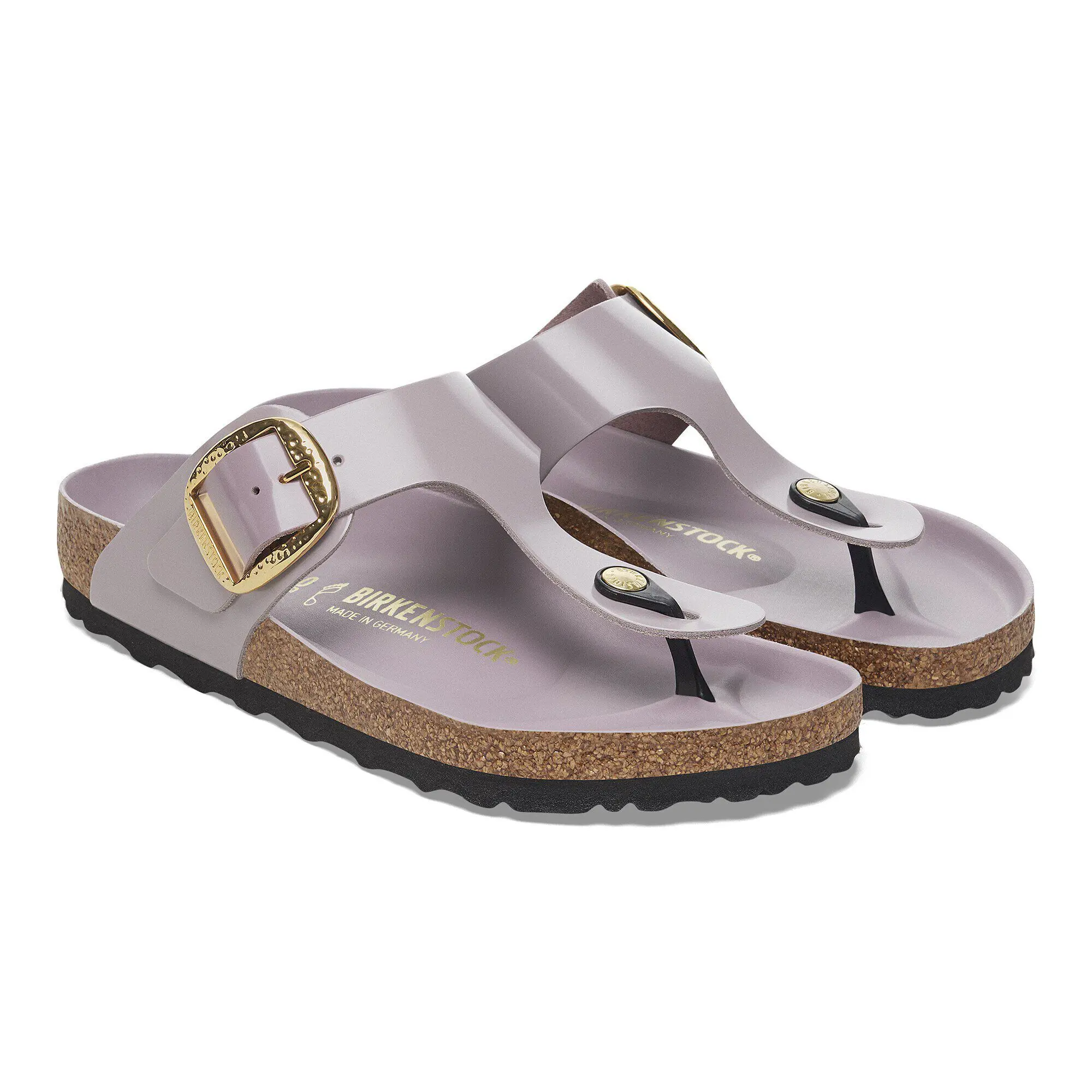Gizeh Big Buckle Natural Leather Patent - Image 7
