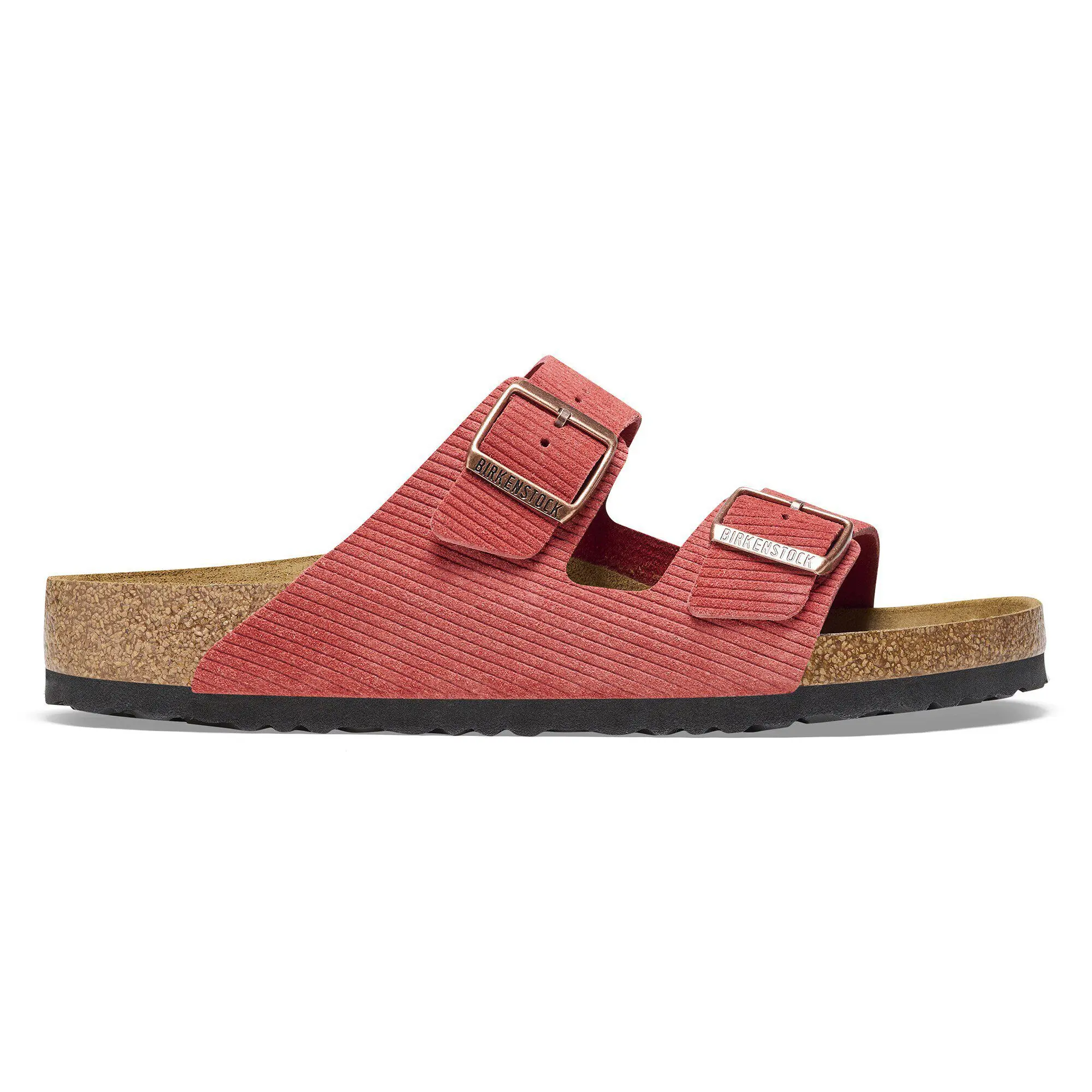 Arizona Suede Embossed Corduroy Sienna Red - Image 3