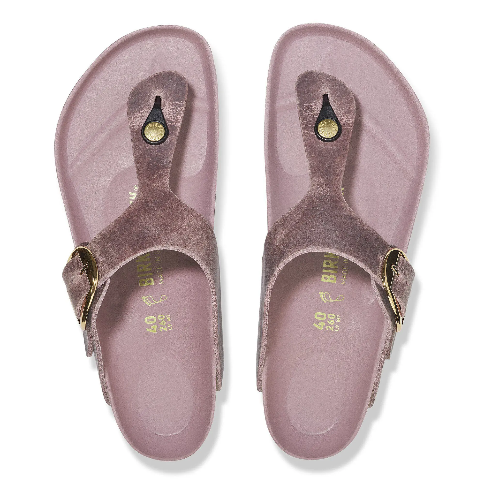 Alternative view of Gizeh Big Buckle Natural Leather Oiled