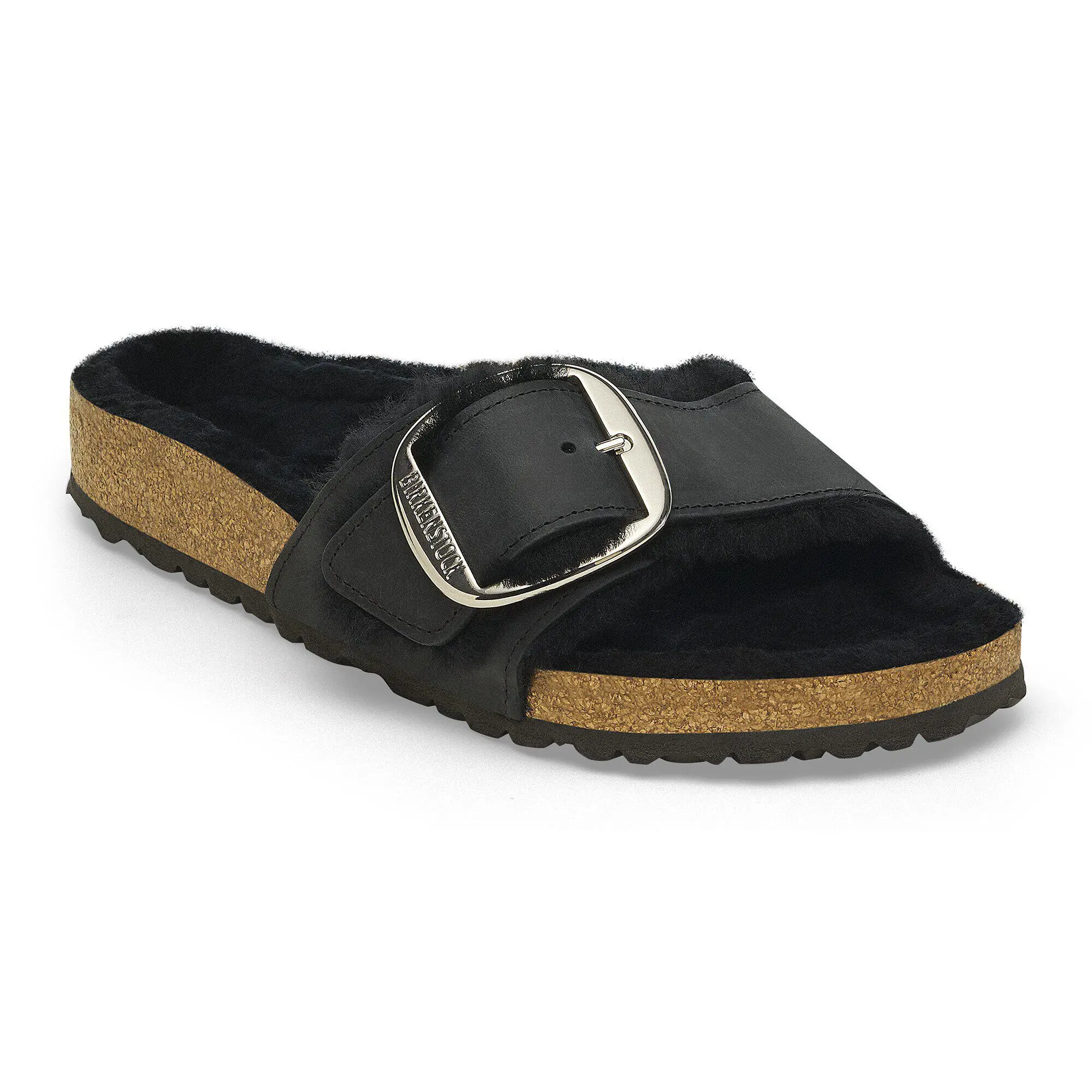 Madrid Big Buckle Shearling Natural Leather Oiled - Image 2