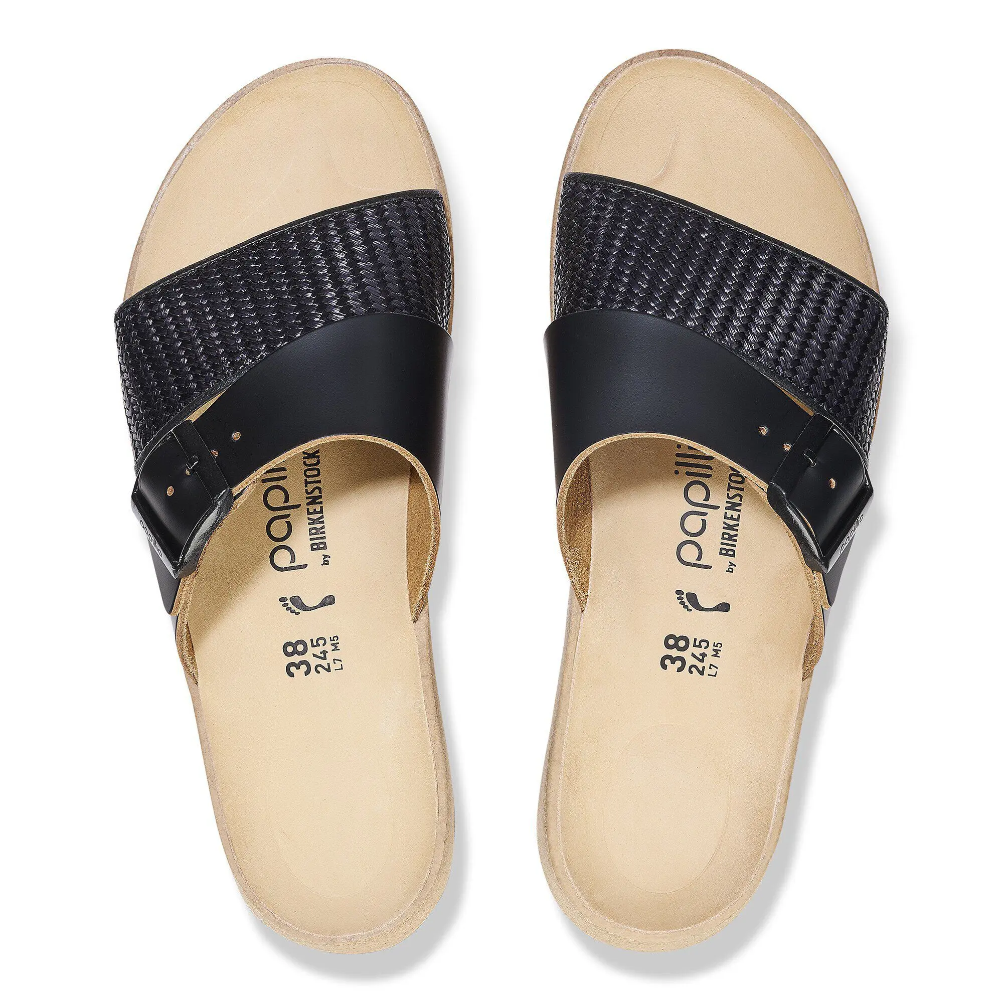 Alternative view of Almina Natural Leather-Synthetics Black