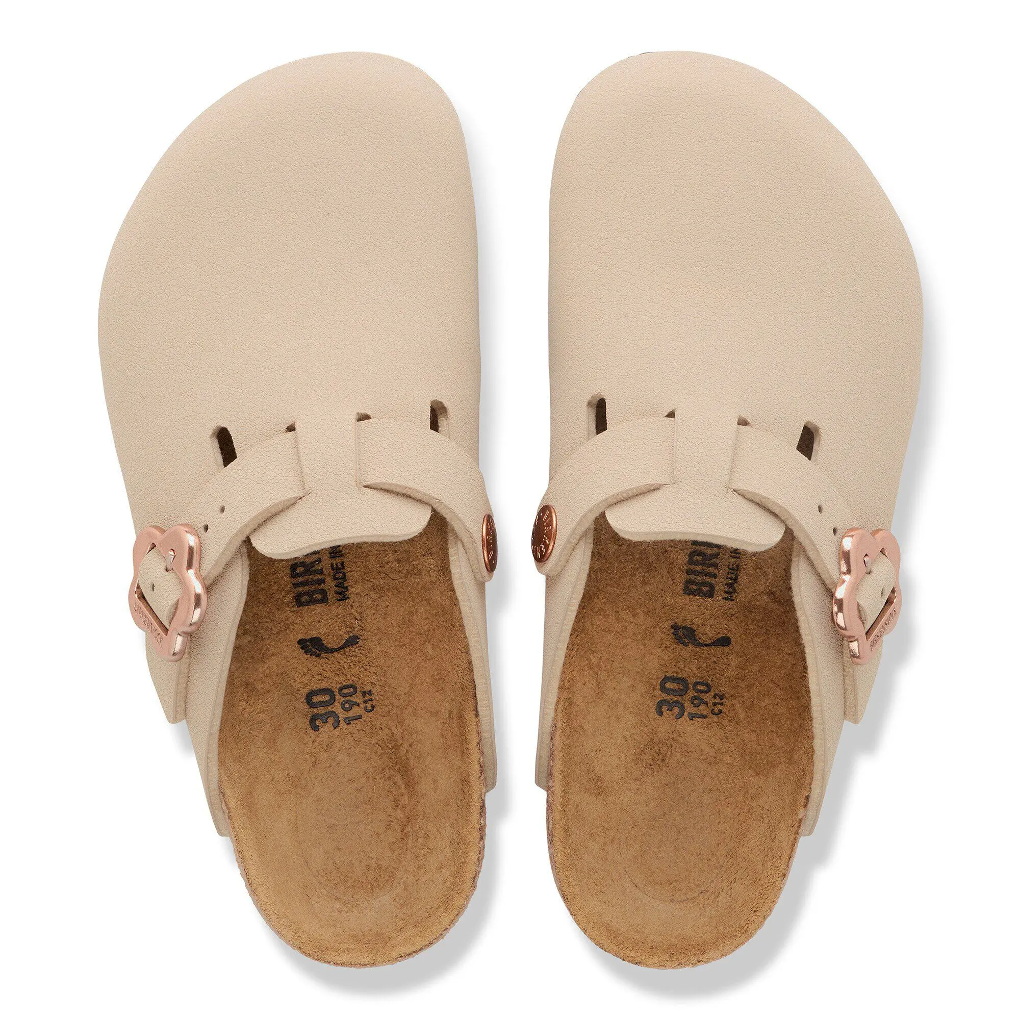 Alternative view of Boston Flower Buckle Kids Birko-Flor Nubuk