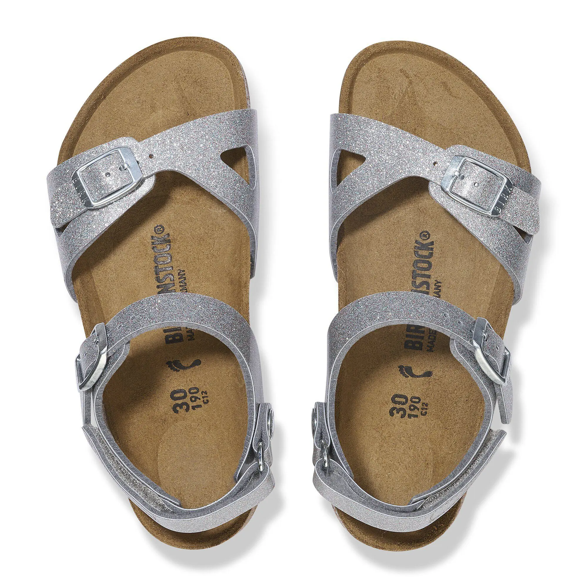 Alternative view of Rio Kids Birko-Flor Sparkling Light Silver