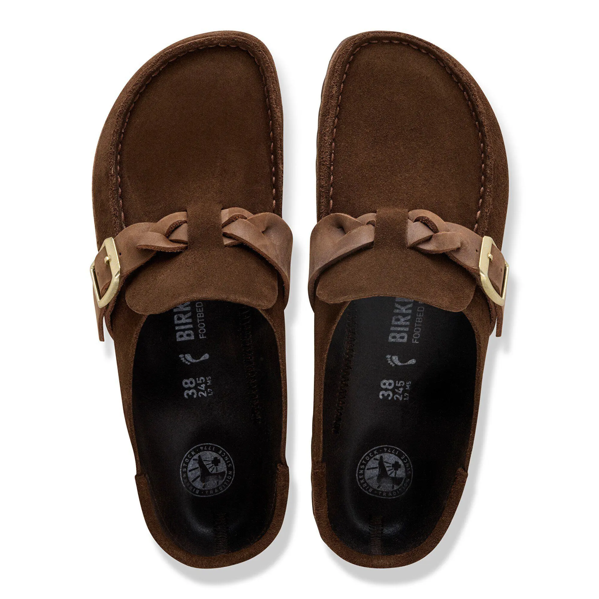 Alternative view of Buckley Braided Suede Leather