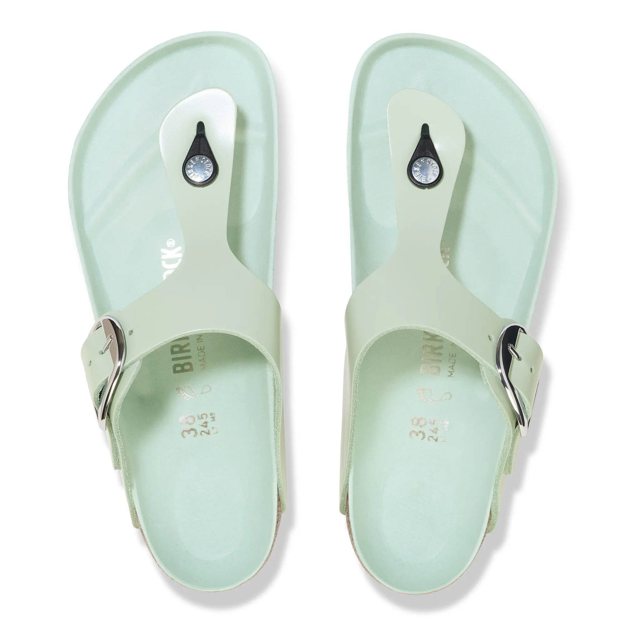 Alternative view of Gizeh Big Buckle Natural Leather Patent