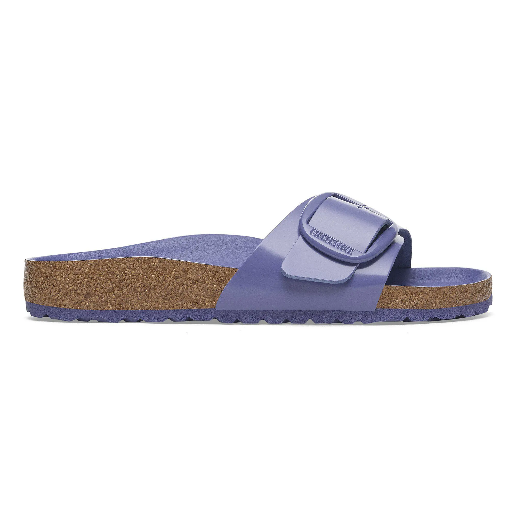 Madrid Big Buckle Natural Leather Patent - Image 3