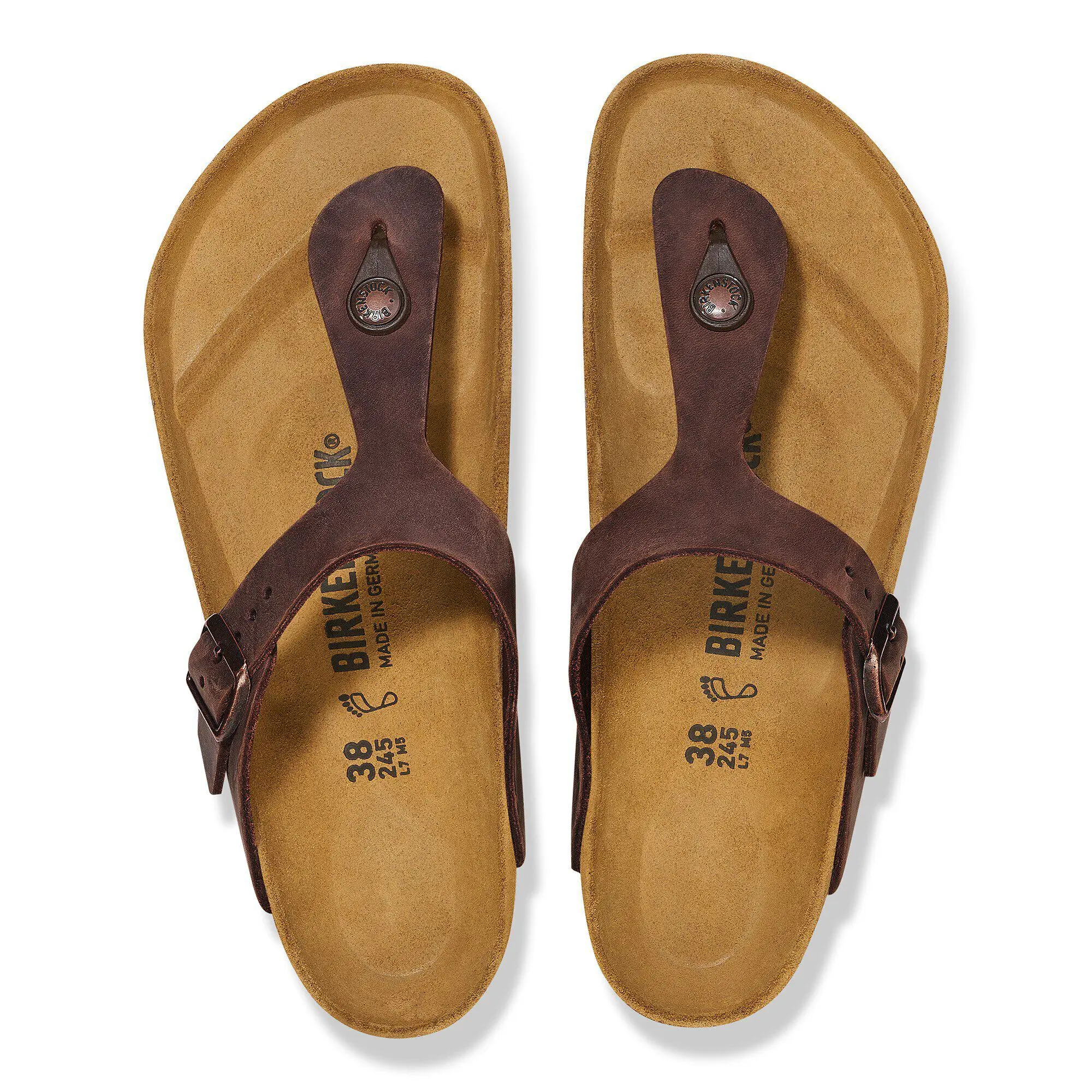 Alternative view of Gizeh Natural Leather Oiled