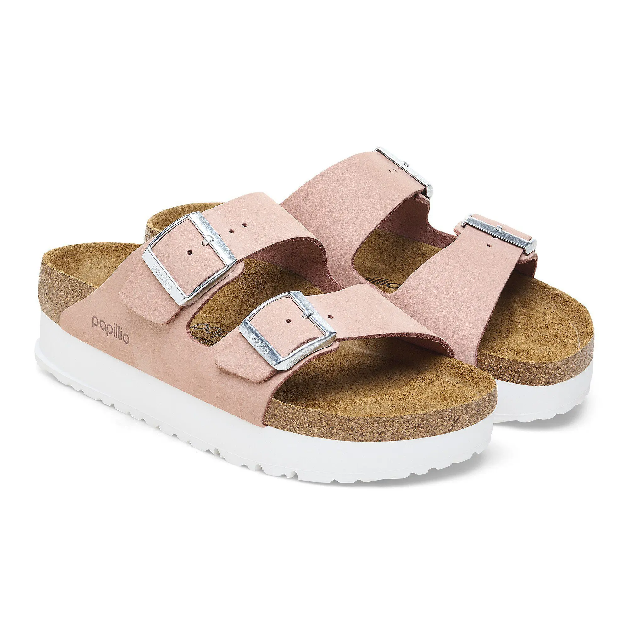 Arizona Flex Platform Nubuck Leather Soft Pink - Image 8