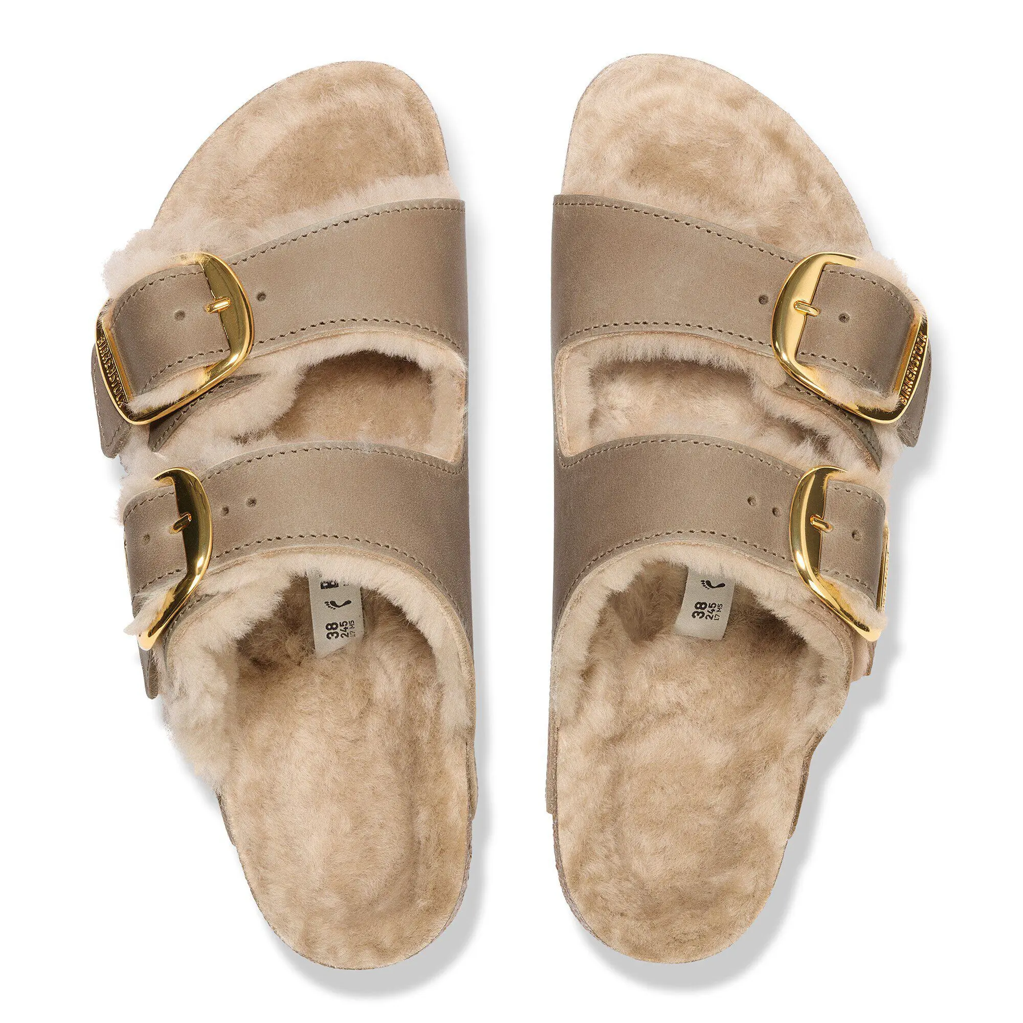 Alternative view of Arizona Big Buckle Shearling Natural Leather Oiled