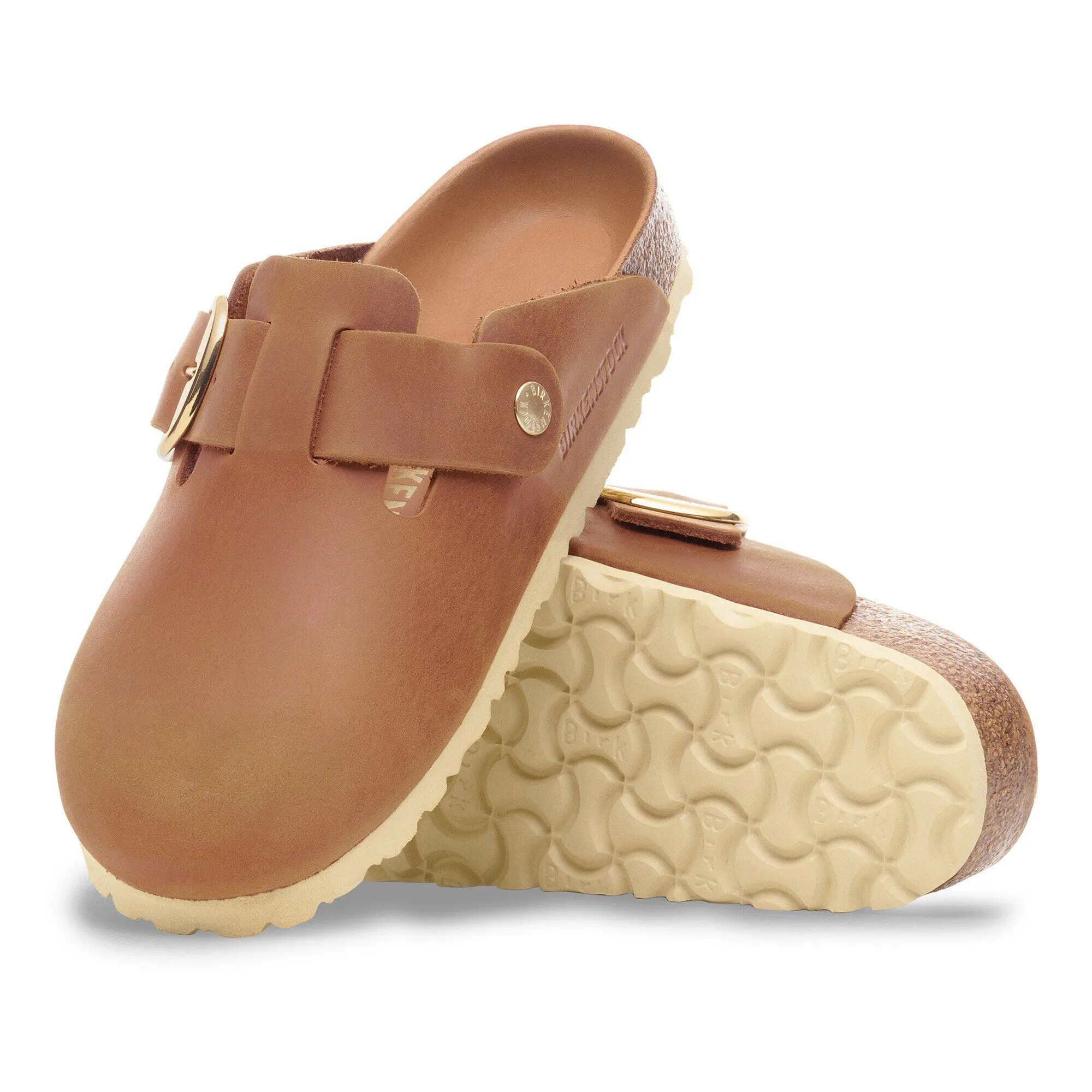Boston Big Buckle Natural Leather Oiled - Image 5