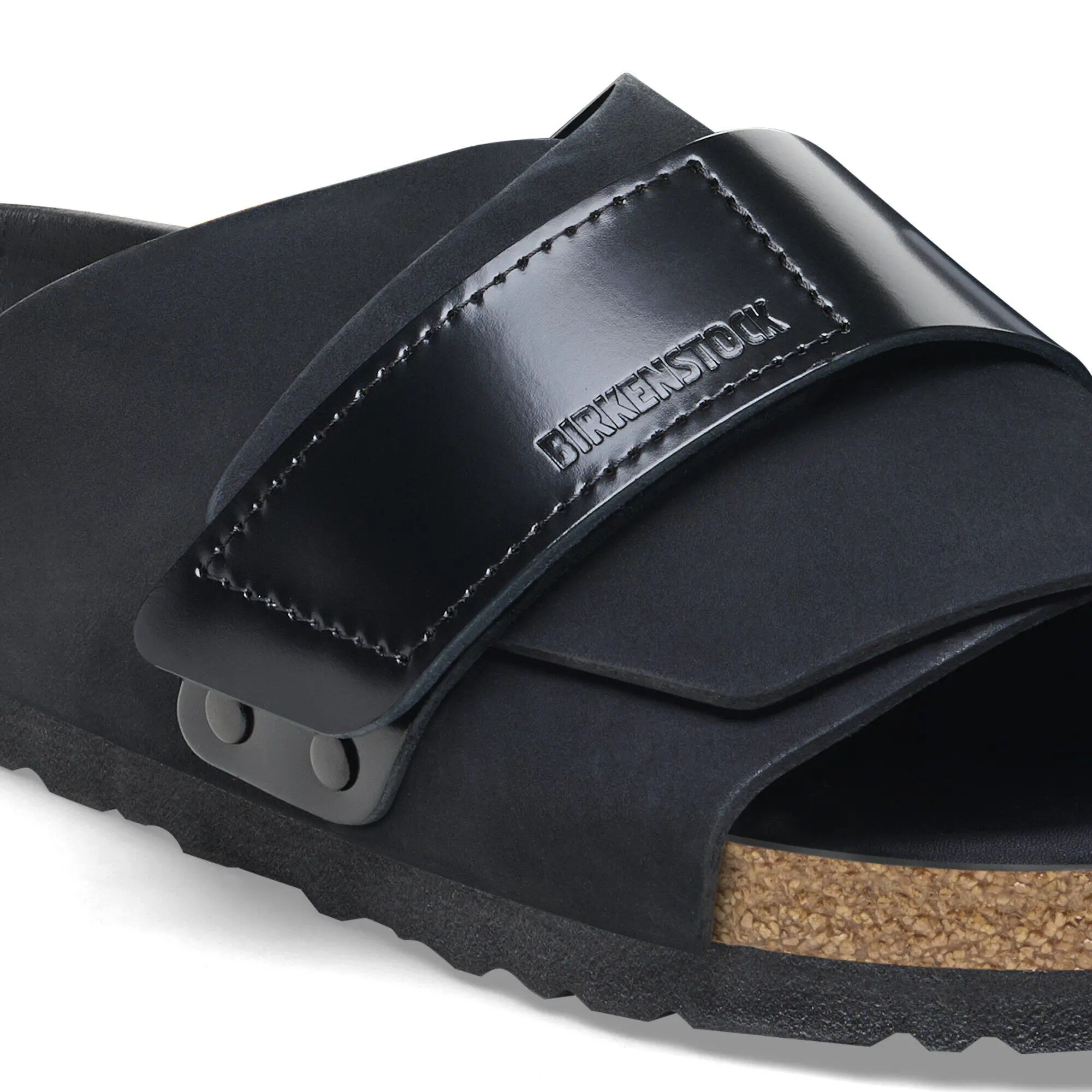 Kyoto Nubuck Leather Black - Image 8