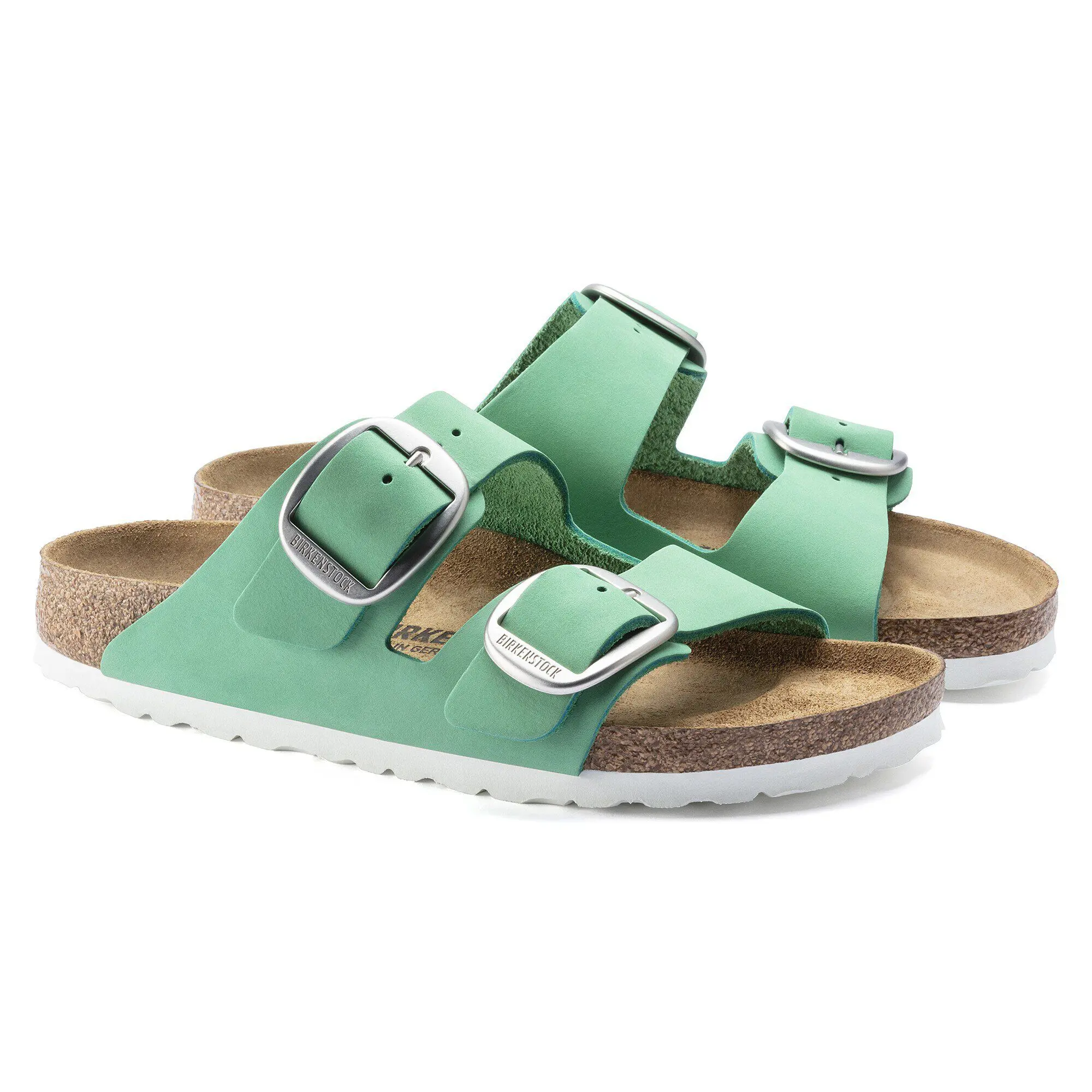 Arizona Big Buckle Nubuck Leather Bold Jade - Image 7