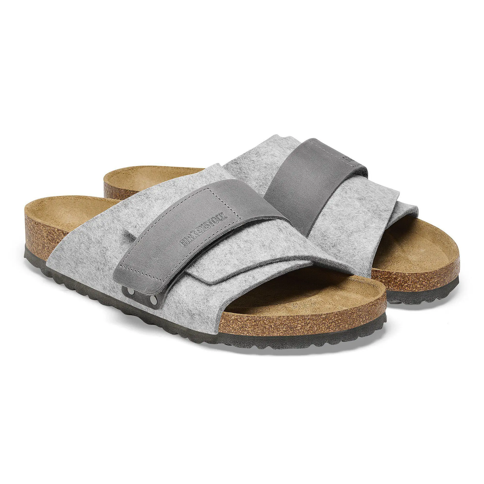 Kyoto Leather/Textile/Felt Light Gray - Image 4