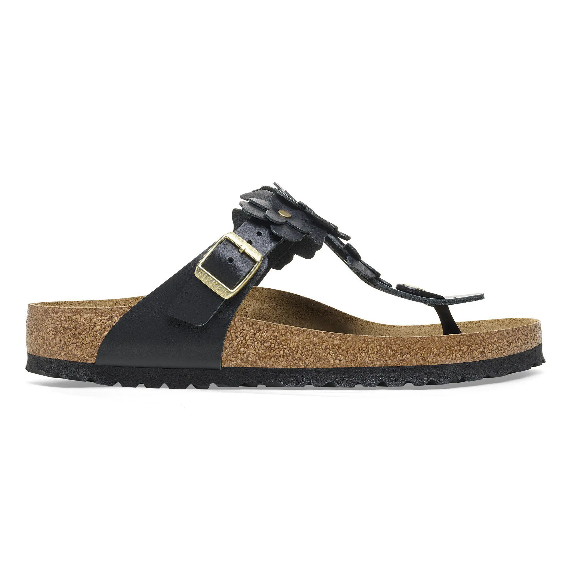 Gizeh Flower Embellishment Natural Leather - Image 3