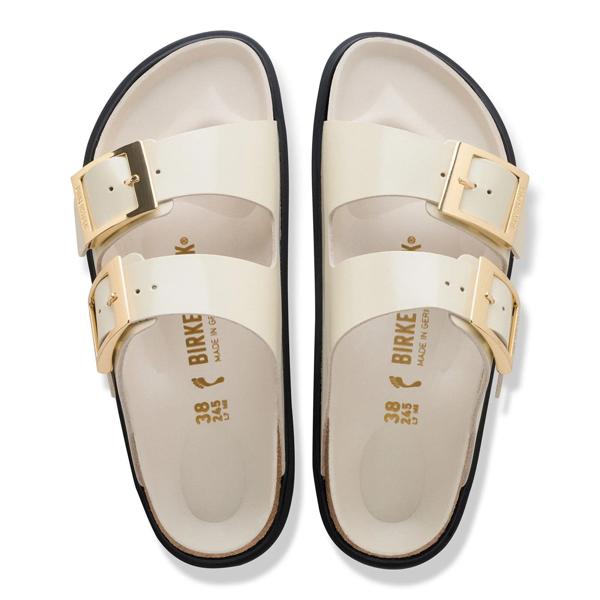 Alternative view of Arizona Droplet Buckle Natural Leather Patent