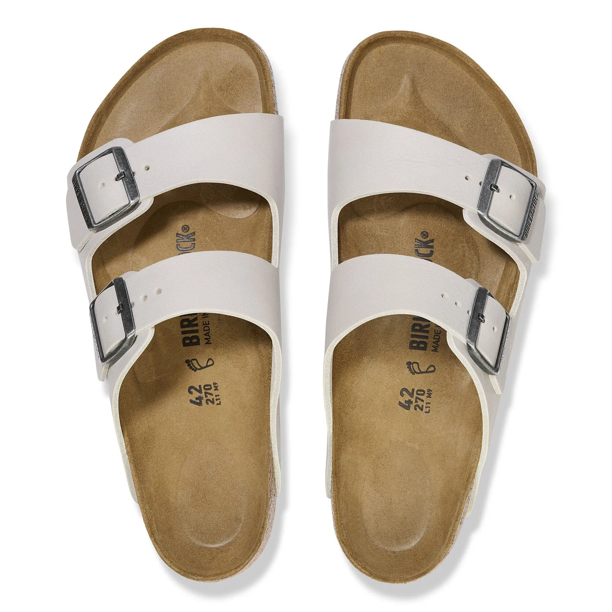Alternative view of Arizona Grip Leather Vintage Wood Mineral Grey
