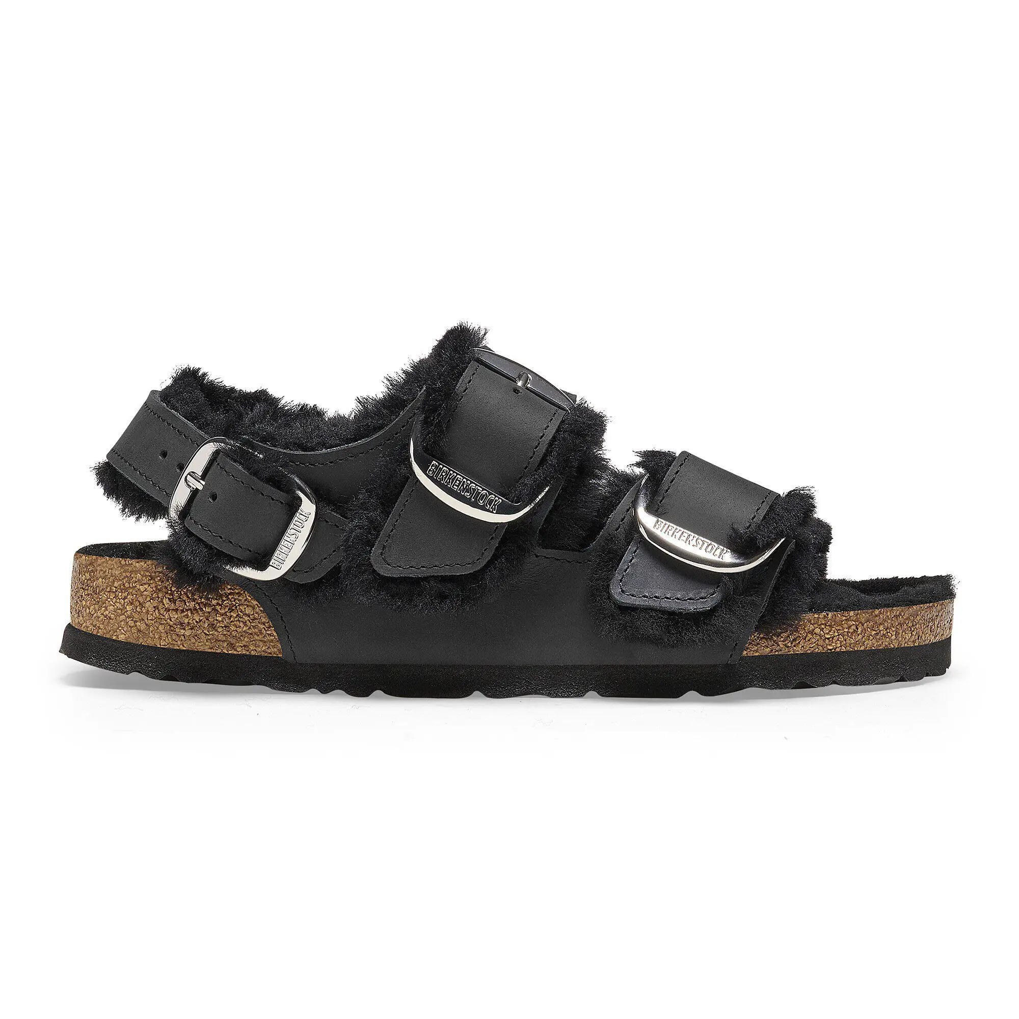 Milano Big Buckle Shearling Natural Leather Oiled - Image 3
