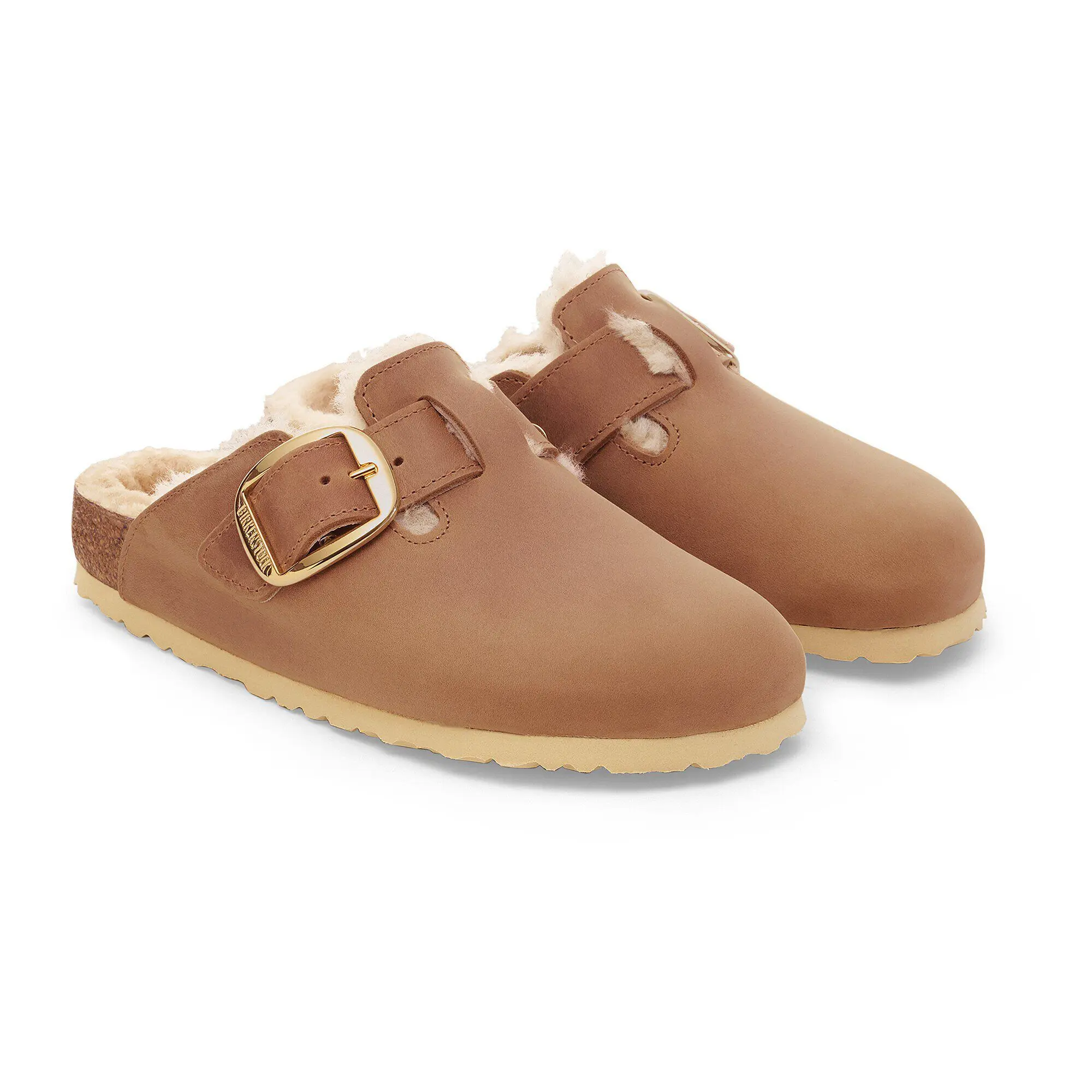Boston Big Buckle Shearling Natural Leather Oiled - Image 6