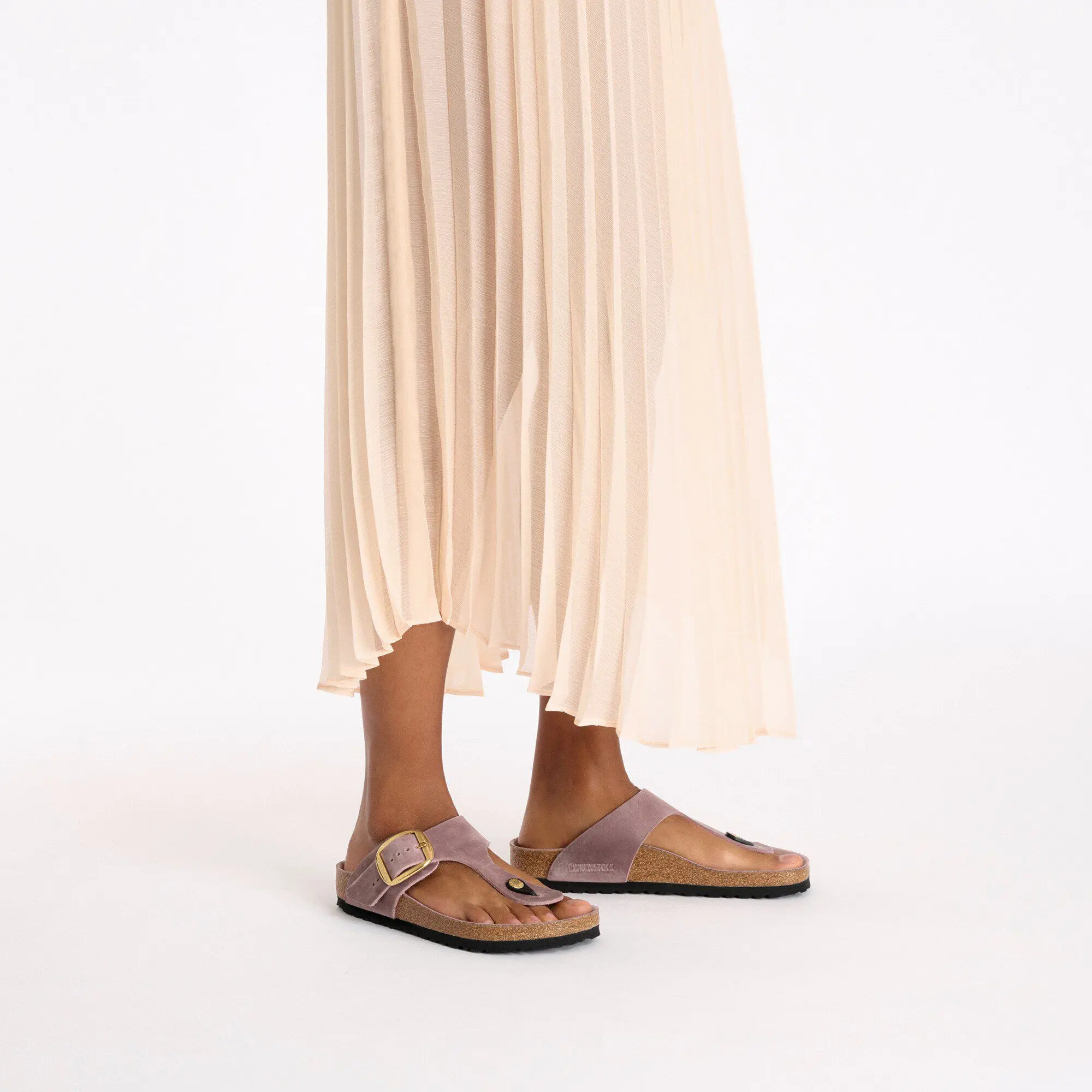 Gizeh Big Buckle Natural Leather Oiled - Image 6