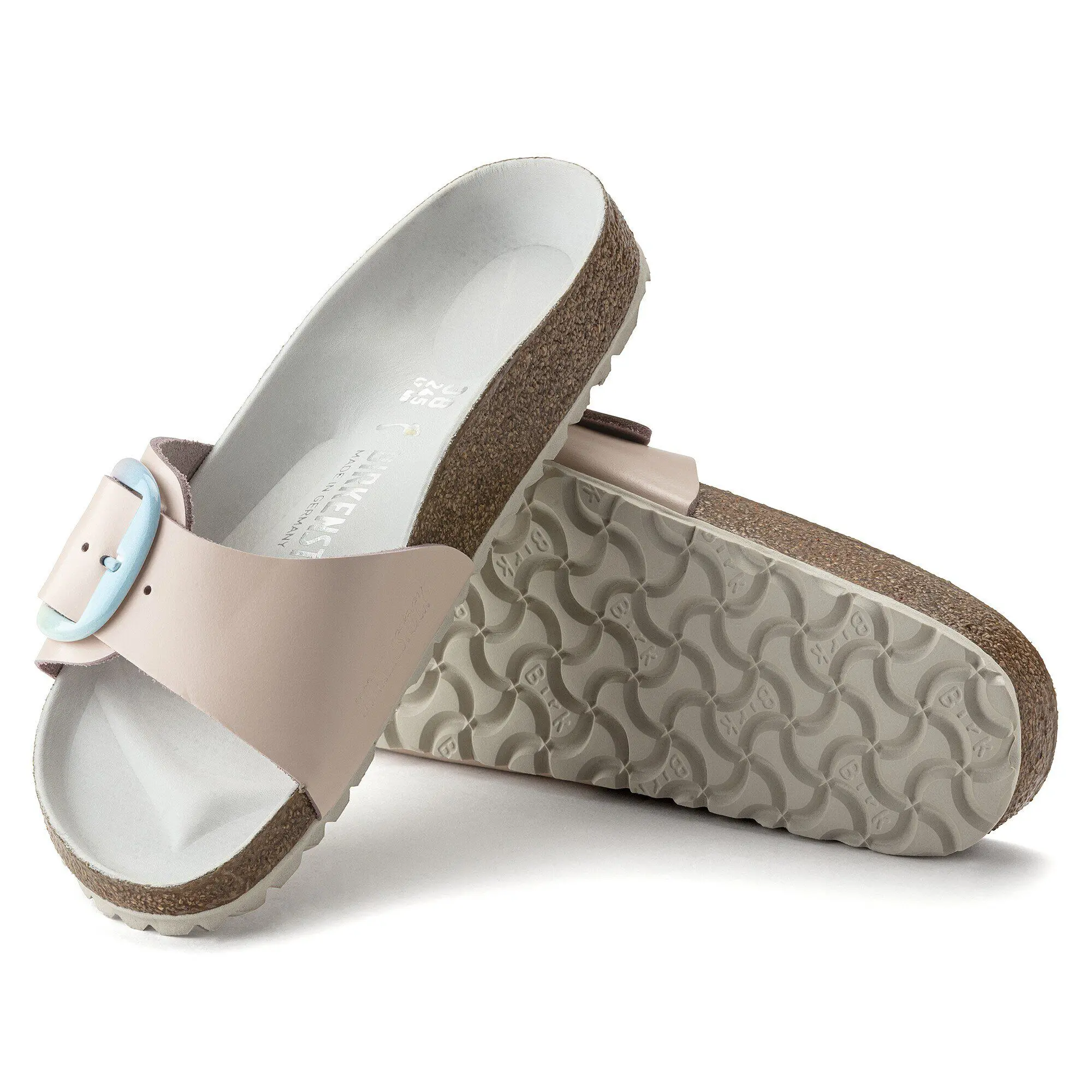 Madrid Big Buckle Leather Light Rose - Image 5
