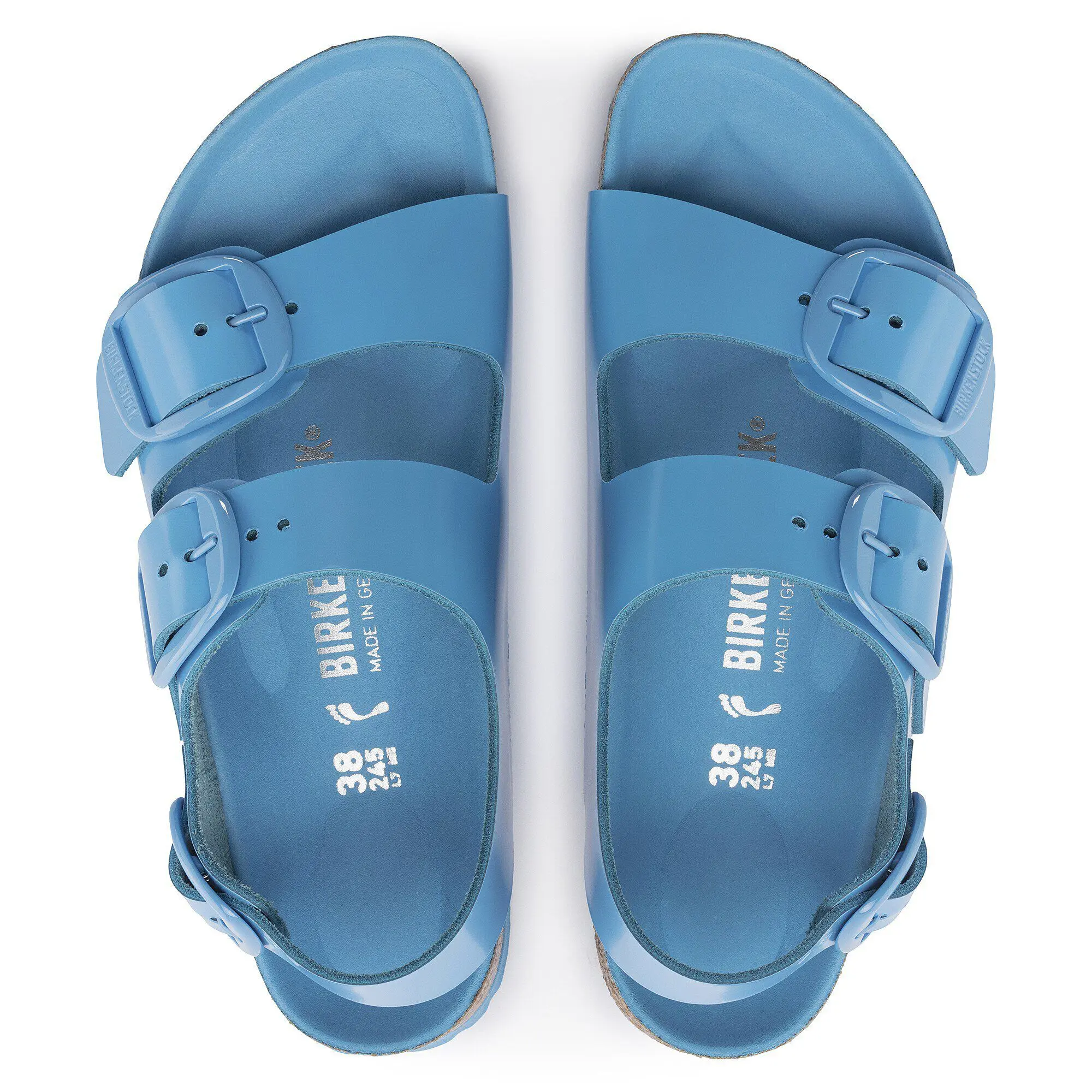 Alternative view of Milano Big Buckle Natural Leather Patent